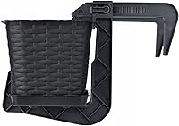 Vista 7 de Dunes - Soporte de riel ajustable para macetero de ajuste universal, para balcón, valla (para barandillas de x-x), paquete de 2 unidades (gris claro)