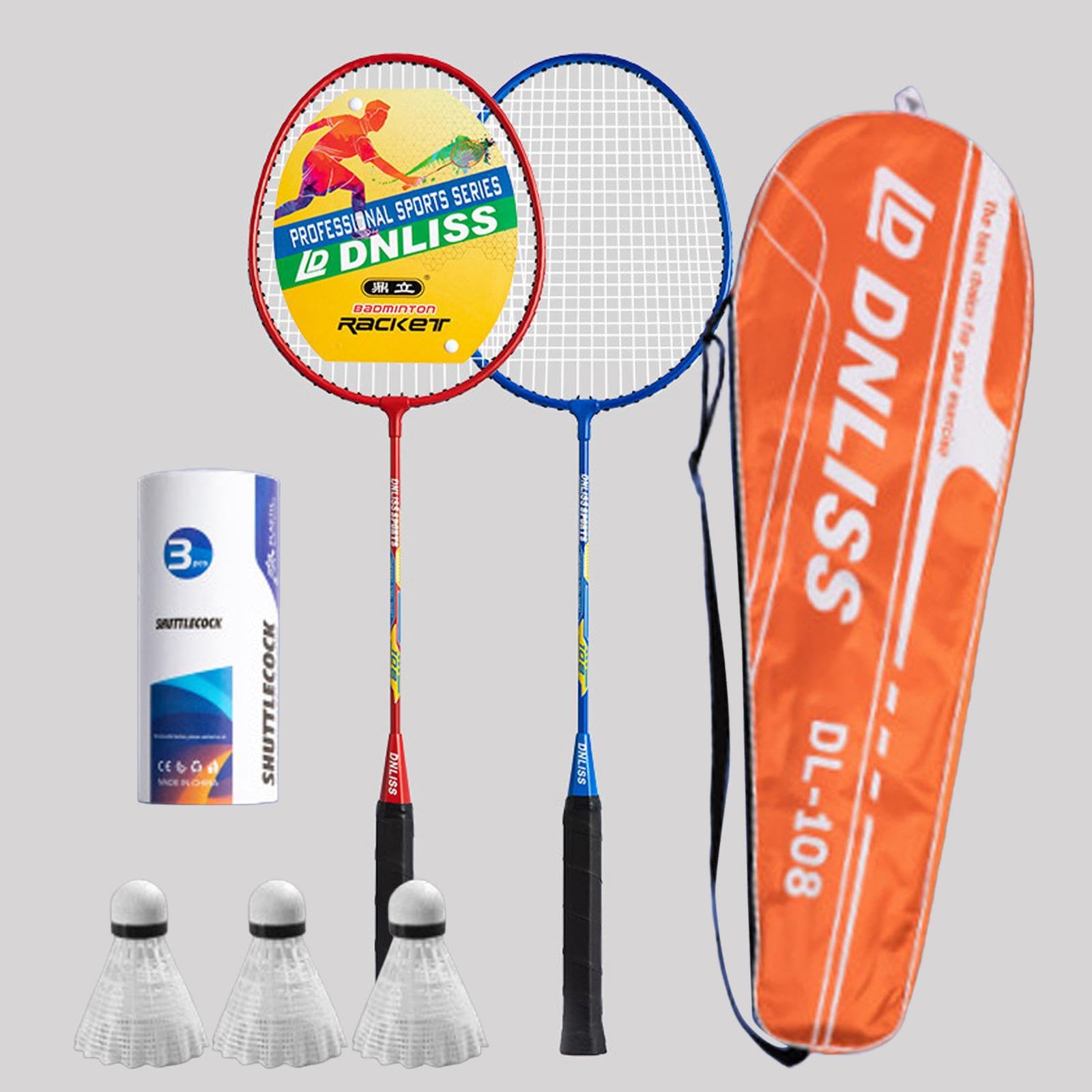Juego de Raquetas de bádminton diseñado para niños Raqueta de bádminton Juegos al Aire Libre Diversión Padres Hijos Actividades Familiares
