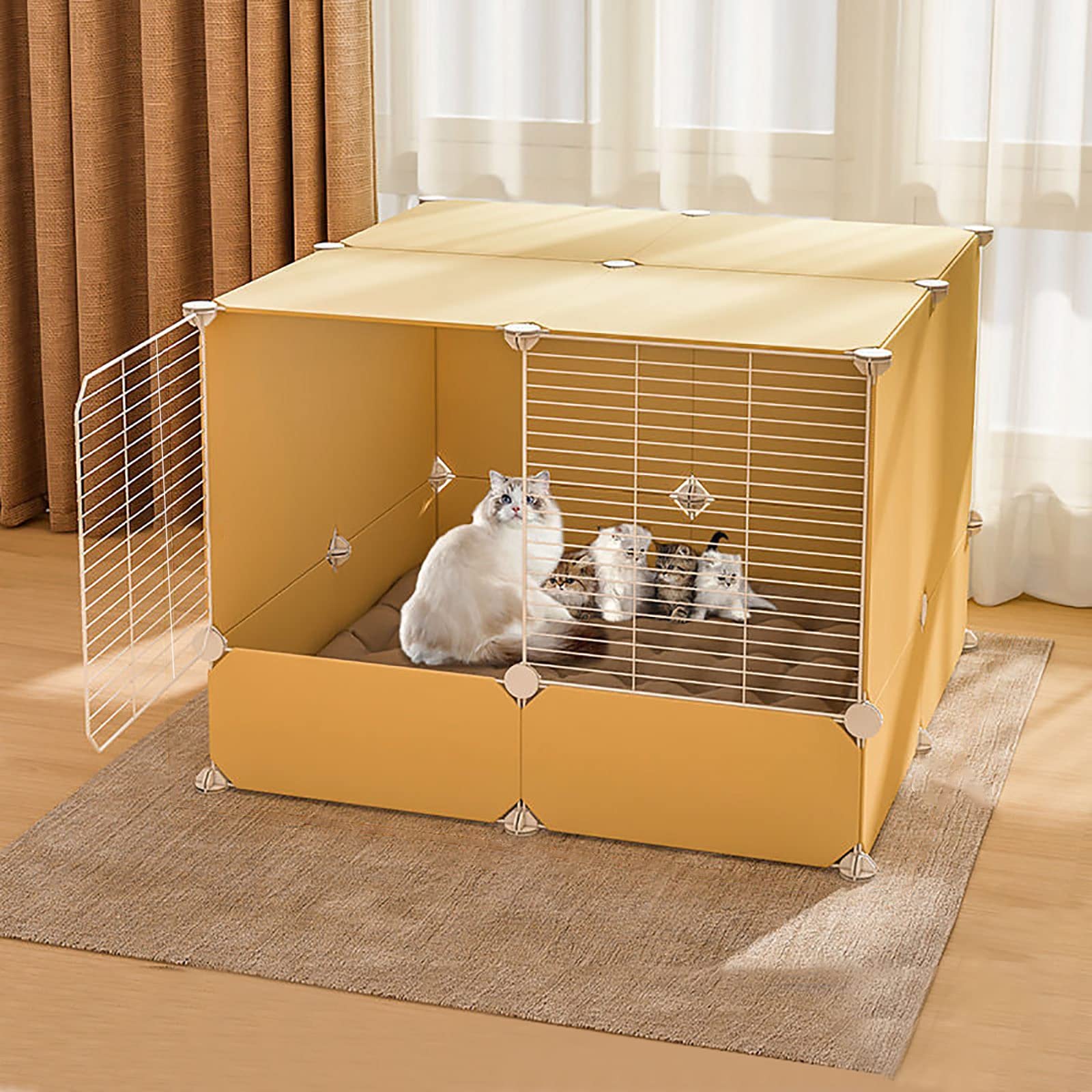Gabbie per Gatti Recinto per Gatti da Interno Cuccia per Gatti Recinto per Gattini Trasportini per Cani per Cani di Grossa Taglia Gabbia per furetti Recinto per Animali Domestici per Uso