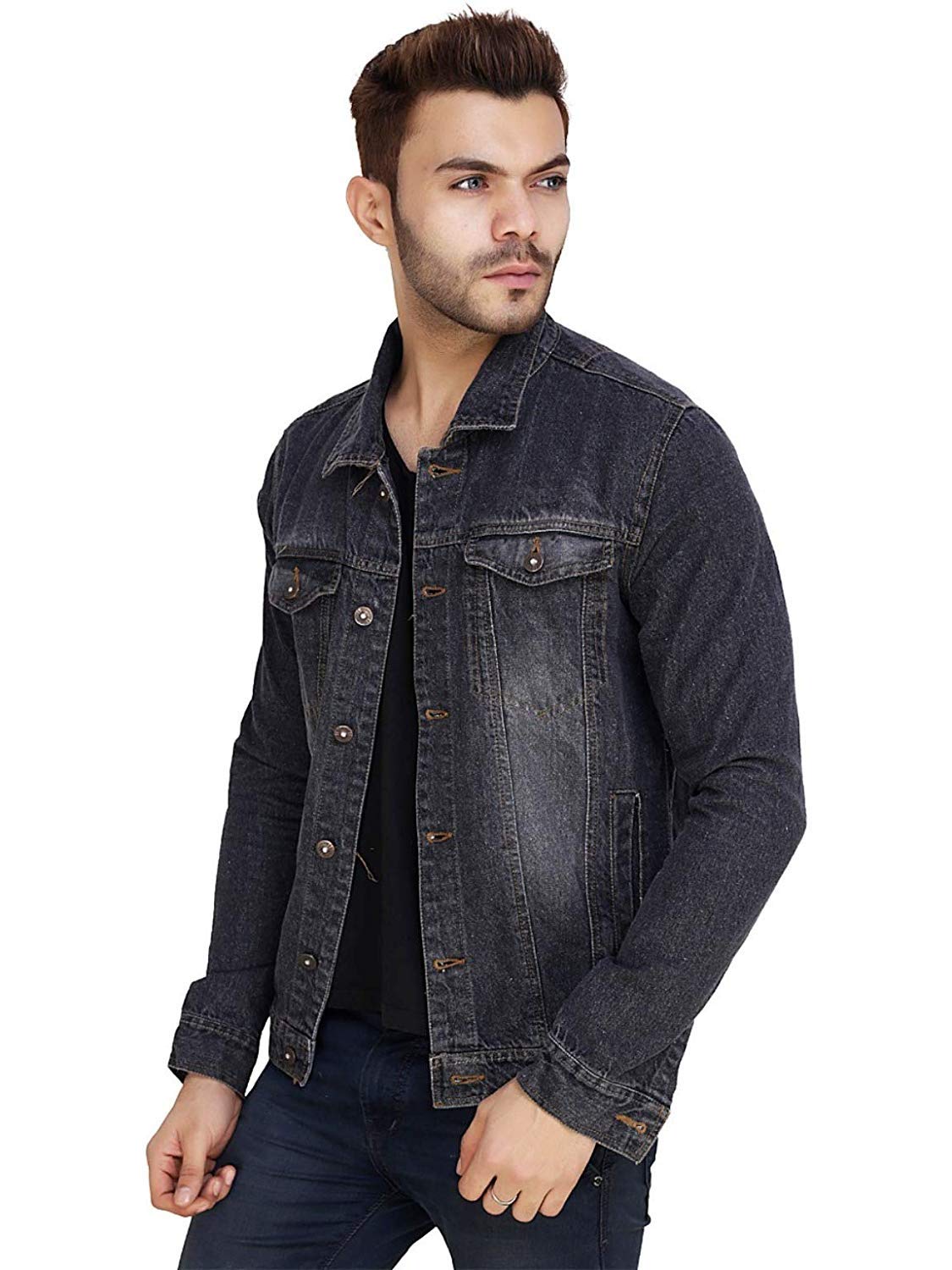 Light Black Denim Jacket