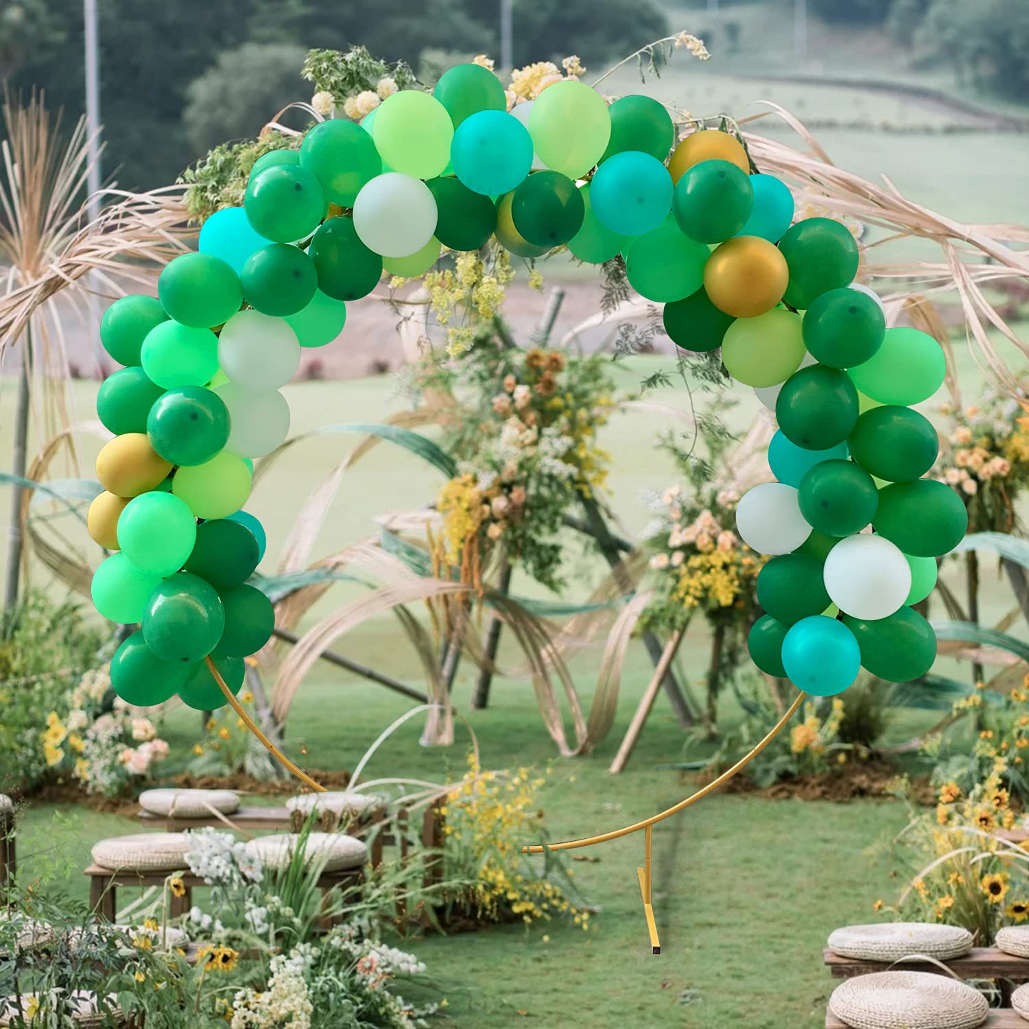 Buy Round Backdrop Stand 7.2 FT Diameter Large Round Wedding Arch Kit