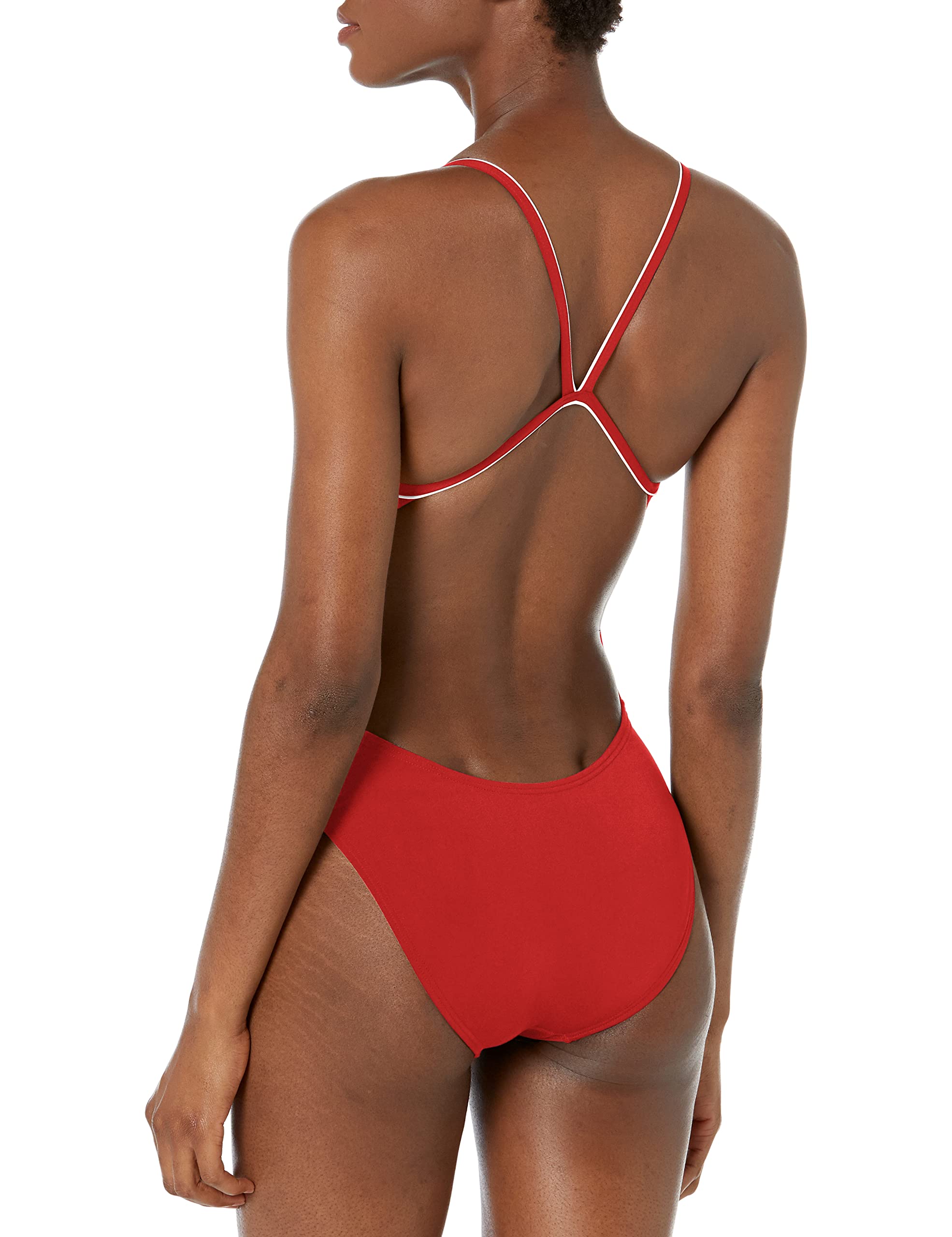 Traje de baño de guardia estándar para mujer, Rojo - 2