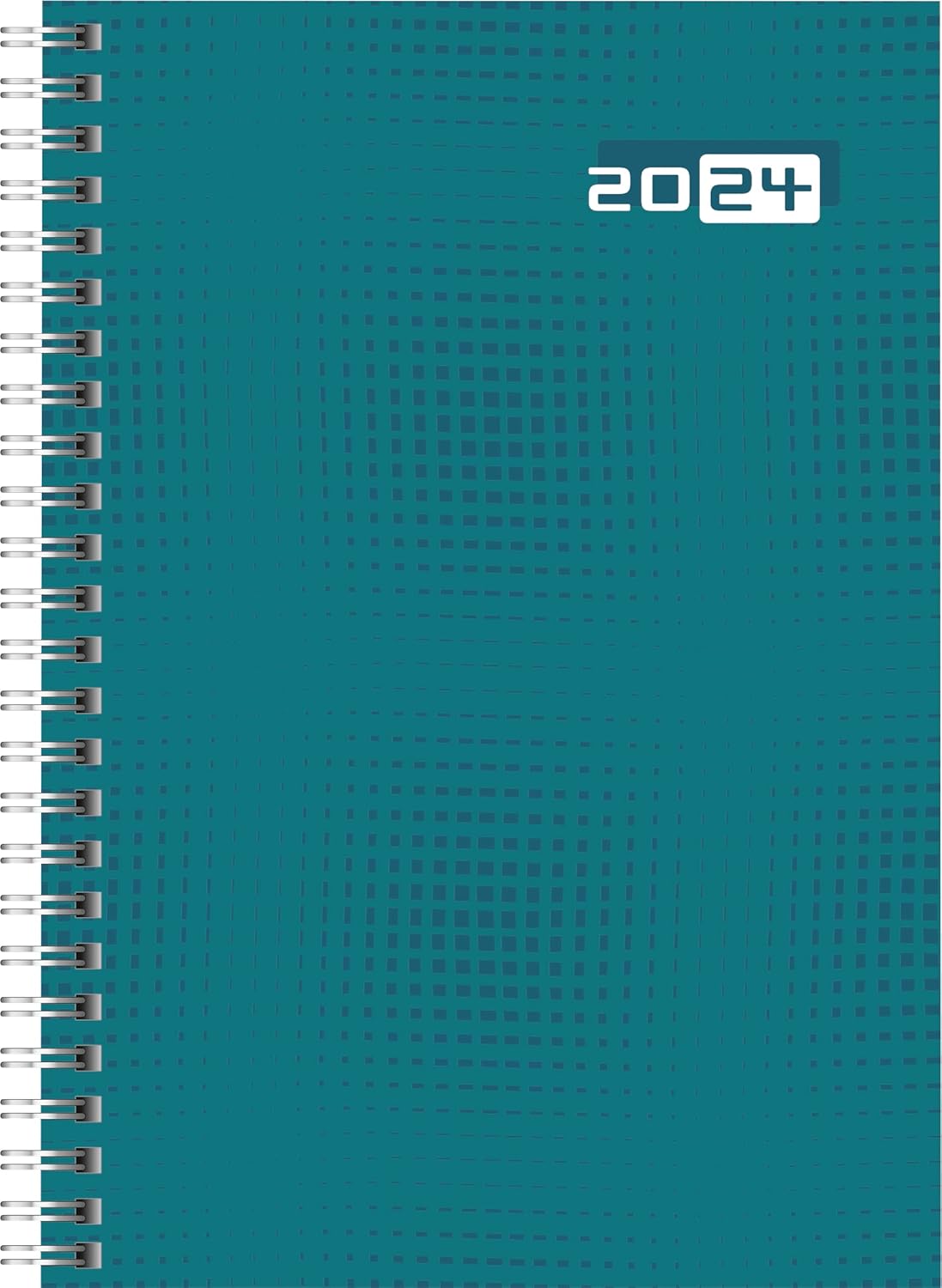 rido/idé Futura 2 Weekly Calendar 2024 2 Pages = 1 Week Sheet Size 14.8 x 20.8 cm Petrol