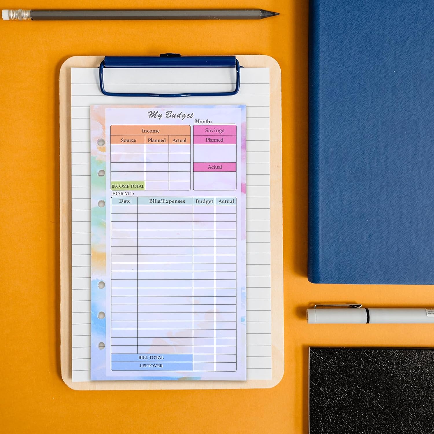 Budget Planner Refills 6 Hole 14 Sheets Paper Inserts A6 image 5