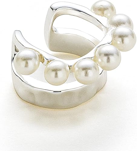 Miniatura 3 de C.Paravano Pendientes de oreja para mujer Aretes de oro Pendientes de plata de ley para mujer Puños de aretes para mujer sin perforar