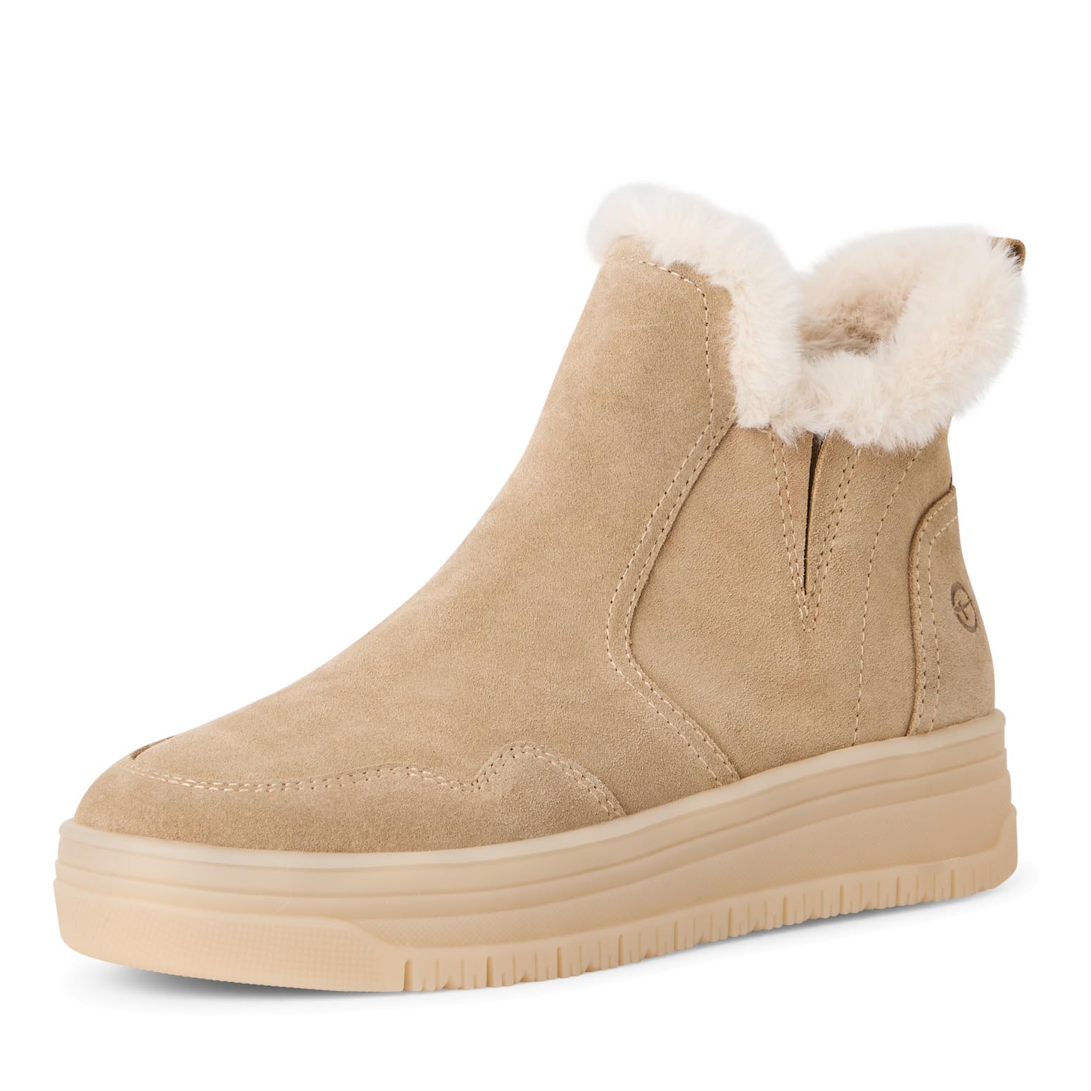 Tamaris Women's Damen Wl Boot 1-26425-45 Snow, Beige, 9 UK