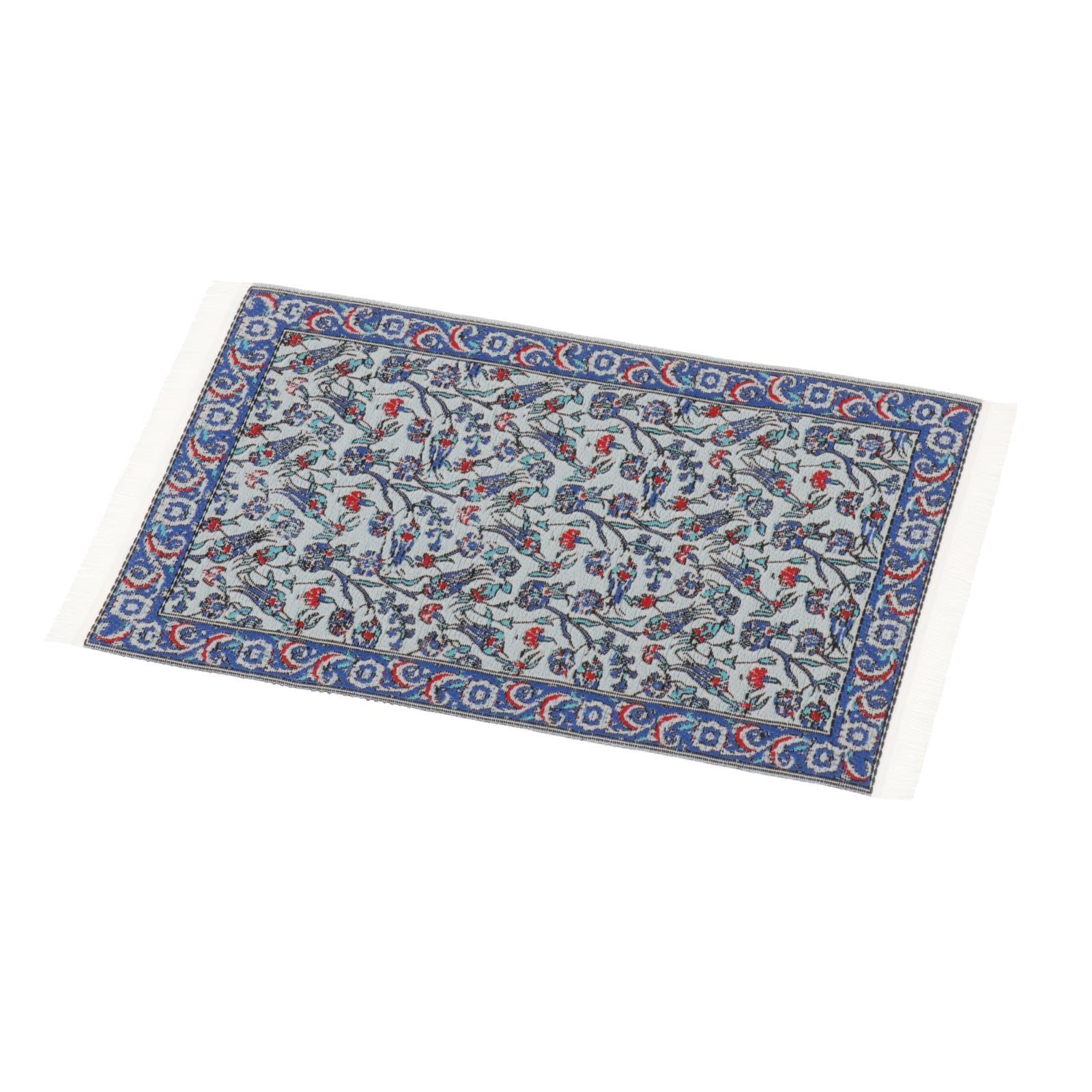 6X Tappetino di Benvenuto per Casa delle Bambole, Tappeto per Casa delle Bambole per La Decorazione della Casa delle Bambole in Scala 1:12