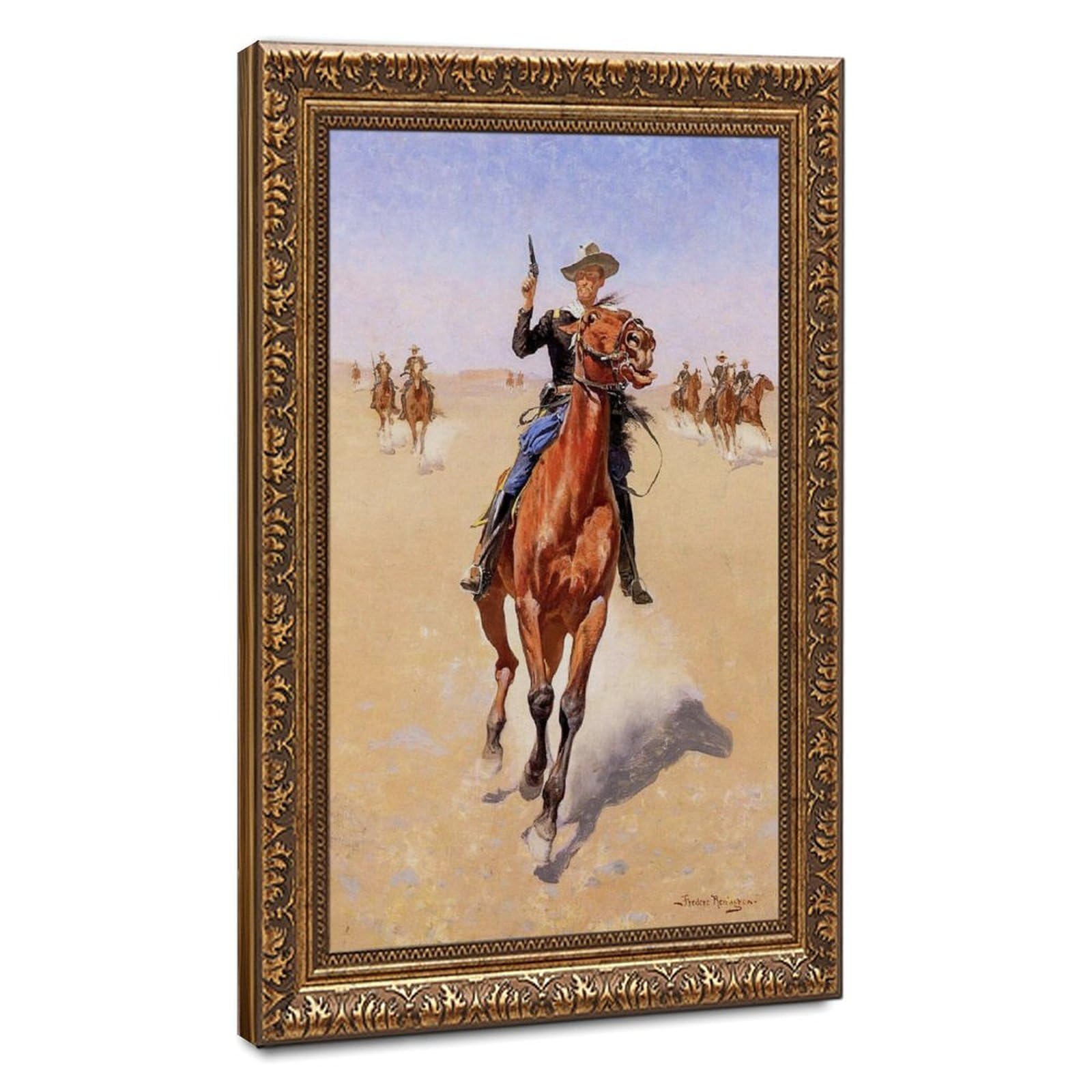 Poster The Trooper Remington pour sublimer un salon style rustique - 8