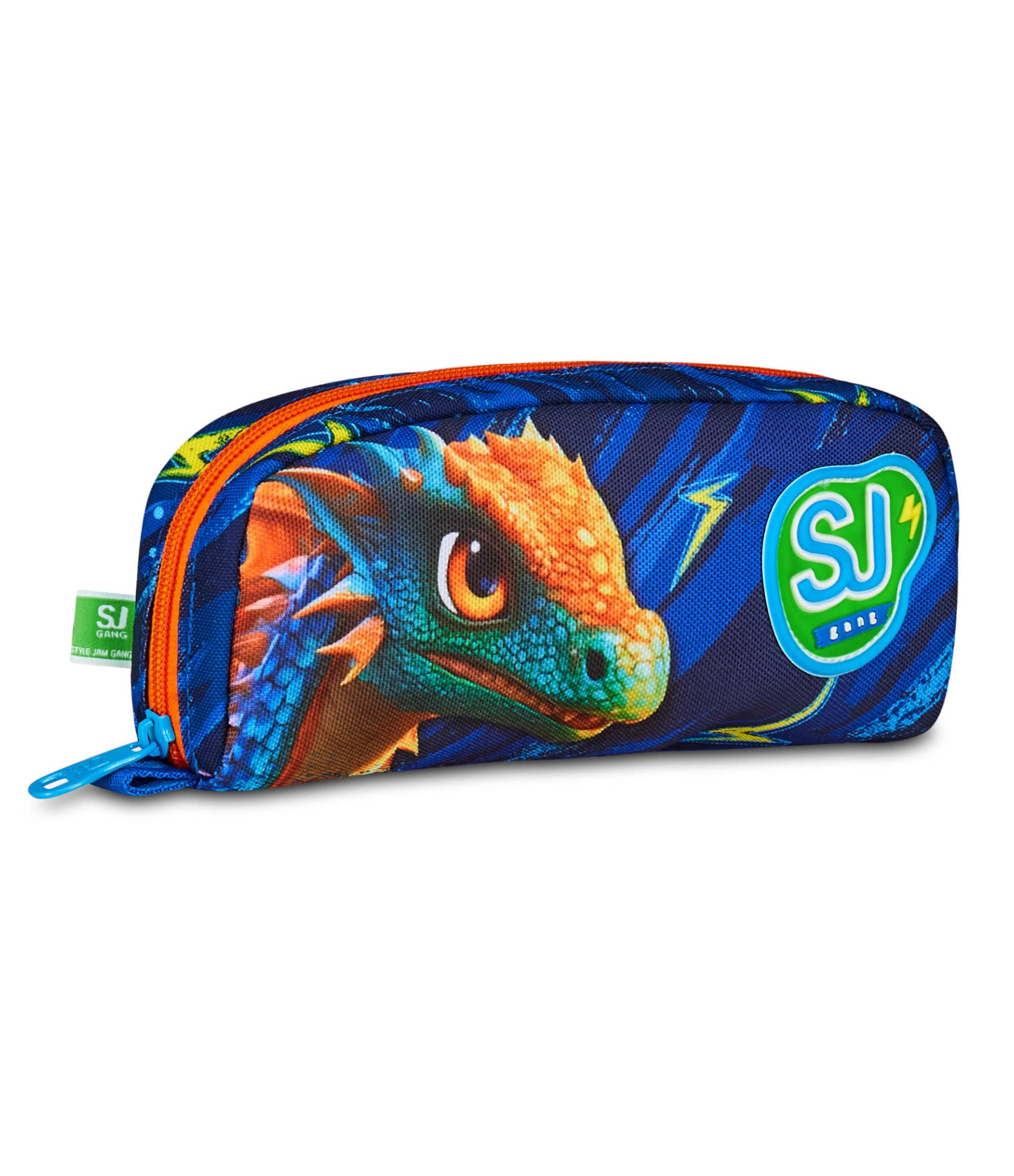 SJ GANG STYLE JAM GANG Dragon Glide Scatola per Stilo Blu, Accessori Zaino, Per Scuola Primaria, Bambini