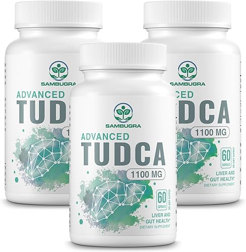 TUDCA 1100mg para limpieza hepática desintoxicación y reparación, suplementos avanzados TUDCA probados por terceros, suplemento hepático TUDCA de