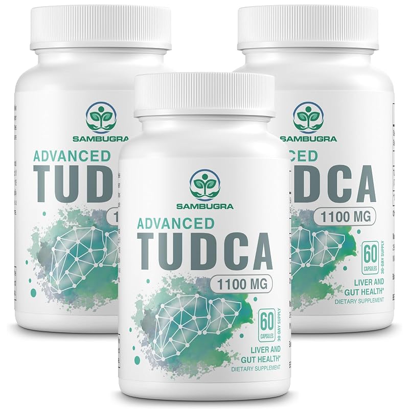 Sambugra Suplemento de TUDCA 1100 mg 180 cápsulas