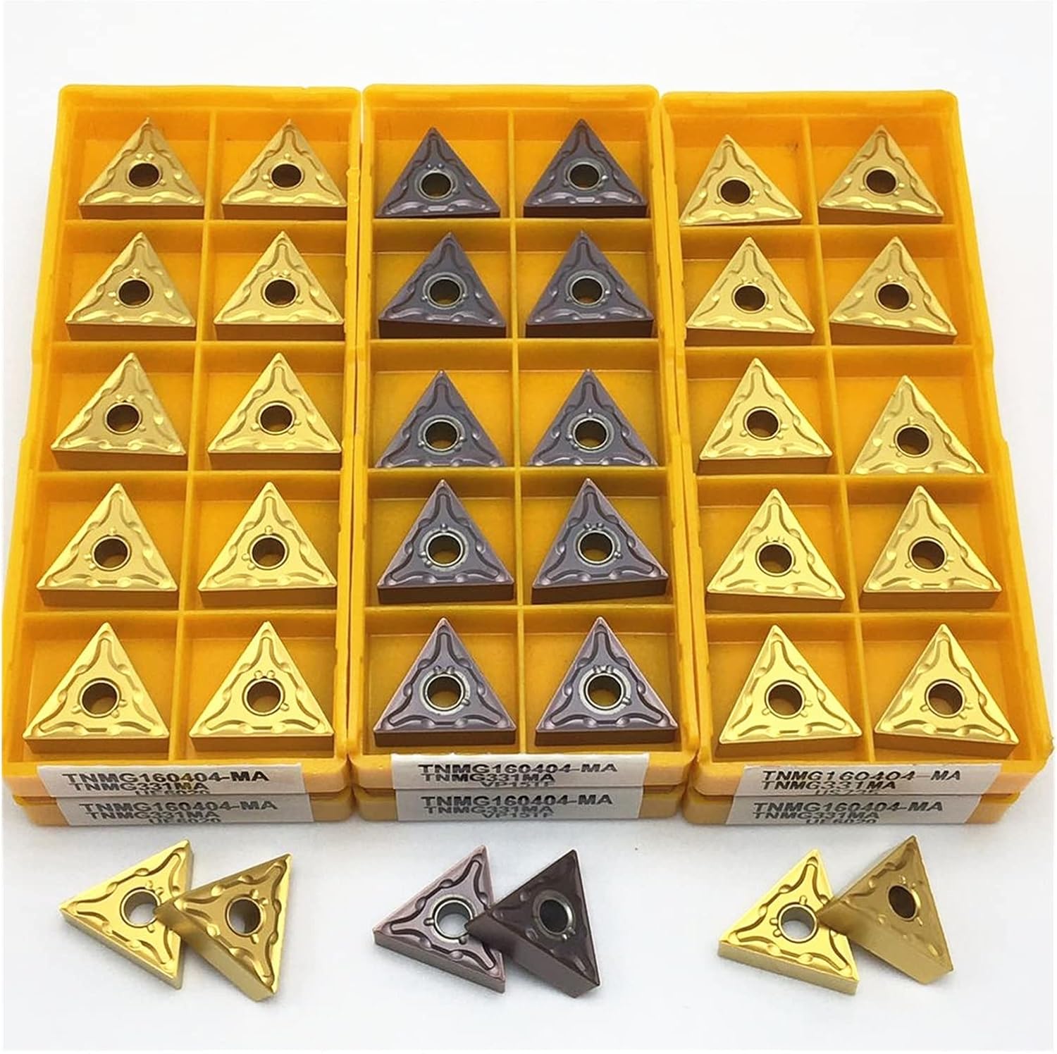 Carbide Tool Carbide Tool TNMG160404 MA UE6020 TNMG160408 MA VP15TF CNC External Turning Tool TNMG 160404 Turning Insert (Angle : TNMG160408 MA UE6020, Shank Diameter : 10PCS(1box))