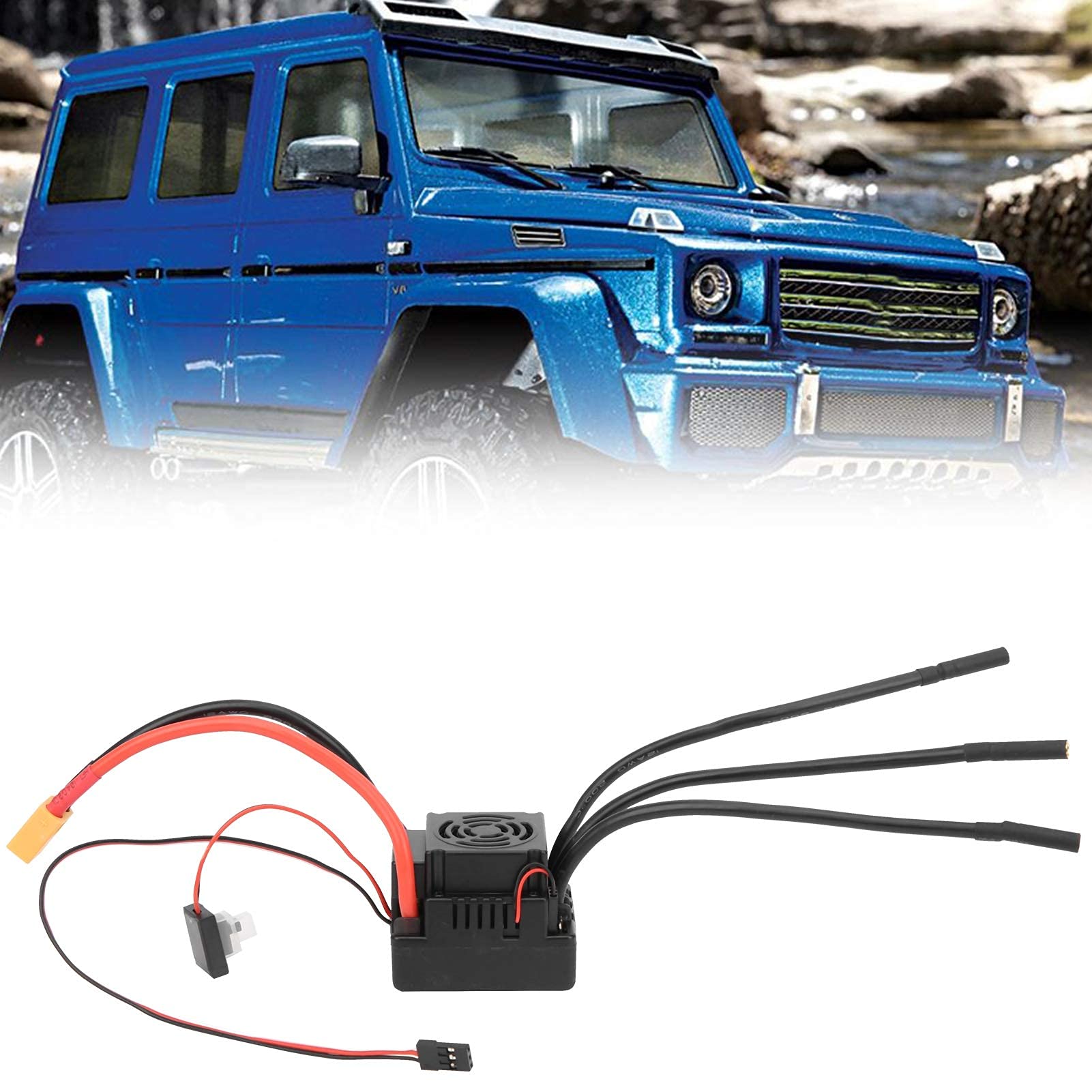 Imperpose-80a Brushless ESC Electric SpeedController para 1/8 RC Car, Compatible con Motores sin Sensor (XT60)