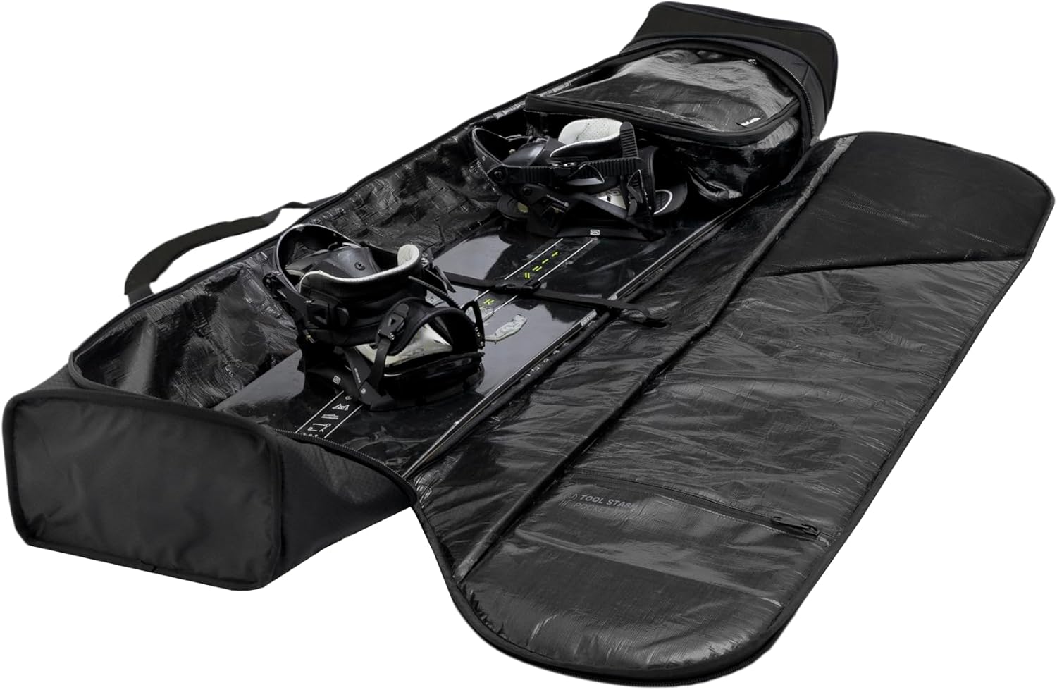 KULKEA JYRKKÄ Padded Snowboard Bag - Snowboard Travel Bag with Internal Pockets for Snowboarding Gear