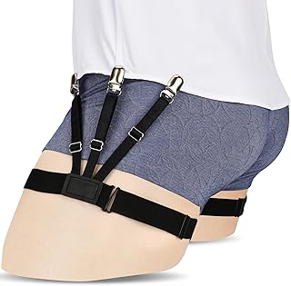 Shirt Stays For Men, 2025 Upgrade Shirt Stays For Police And Military, Elastic Non-slip & Durable Shirt Stay For Men And Wowen, Keep The Look Professional - Buy now