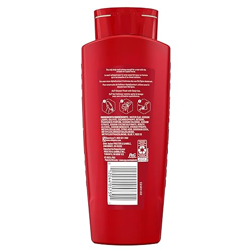 Miniatura 3 de Old Spice Jabón corporal para hombres, AlphaScentauri, espuma de larga duración, 24.0 onzas líquidas (paquete de 4)