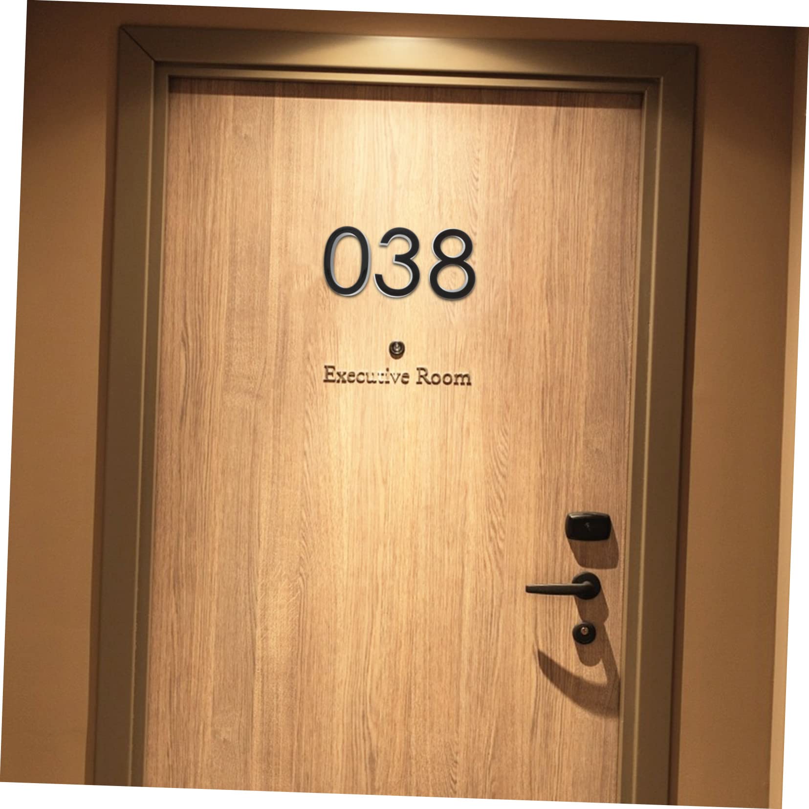 NUOBESTY 2 Ensembles Numéros De Maison Autocollants Adhésifs Pour Boîte Aux Lettres Porte Chiffres Résistants Aux Intempéries Faciles À Installer 20 Pièces * 2
