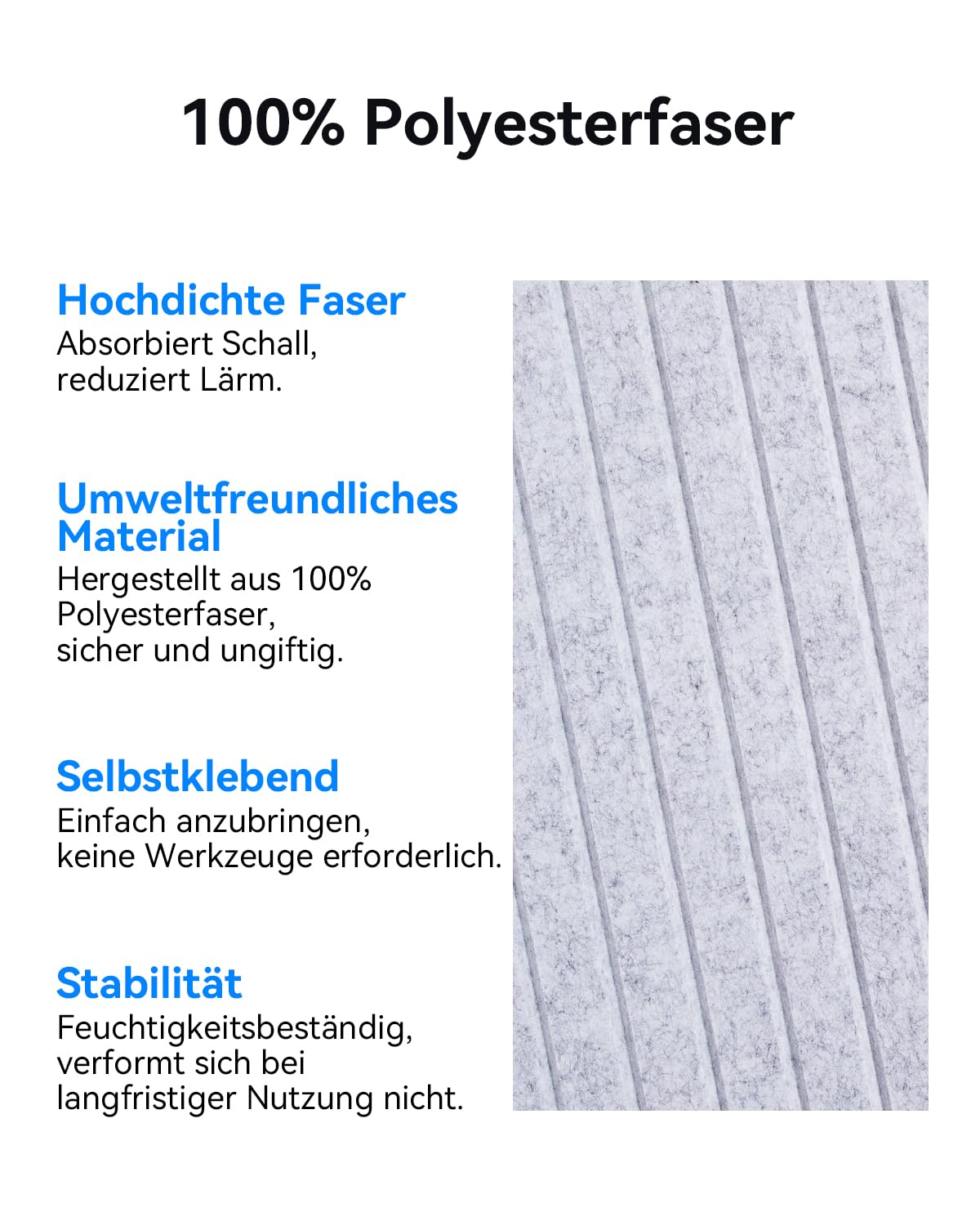 36 Stück Akustikplatten Selbstklebend Beige, NRC 0.95, Abdeckung 3,24㎡