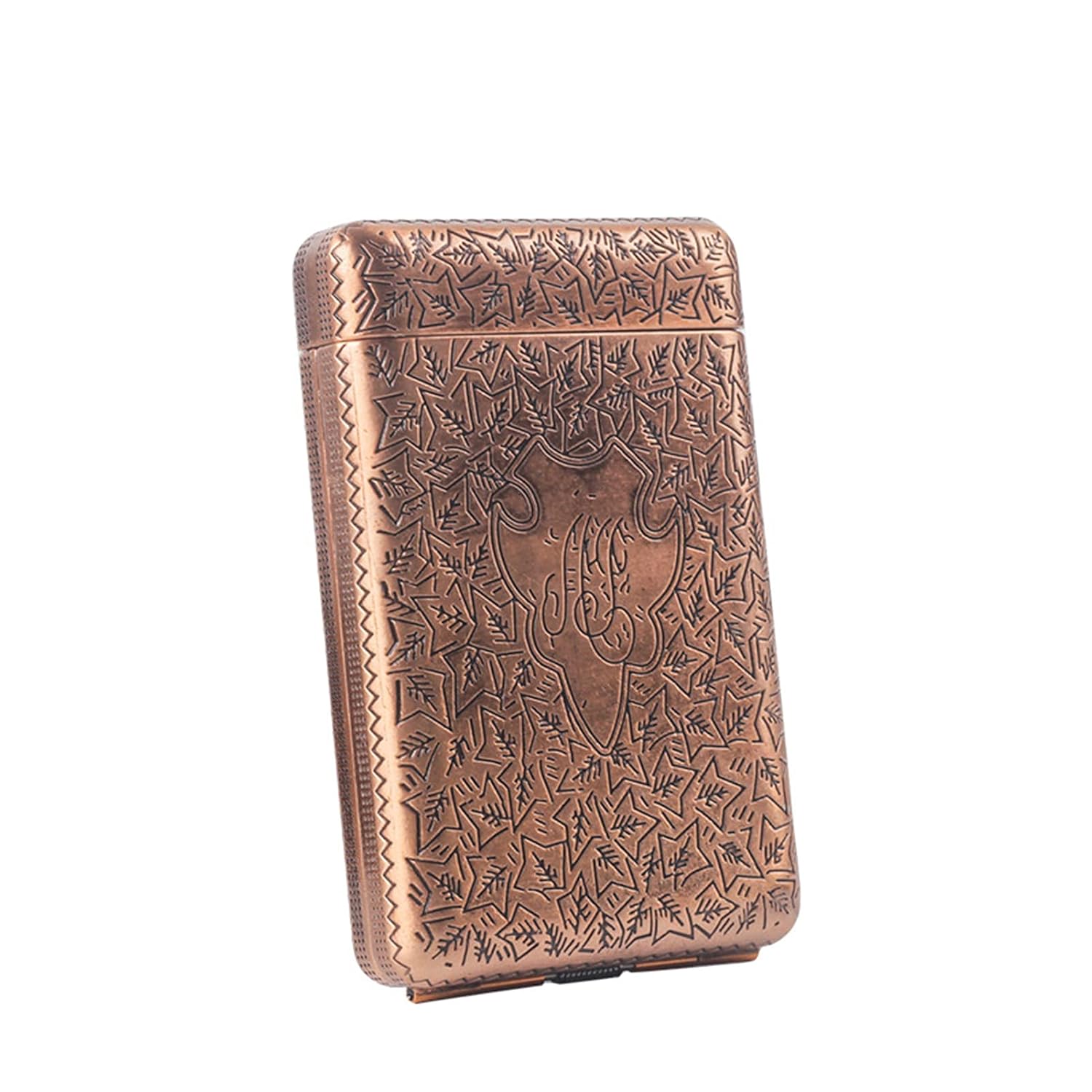 Metal Cigarette Box Containing 14 Regular Size Cigarettes PB Merchandise, Cigarette Holder for Men, Cigarette Case Storage, Smell Proof Cigarette Case,B