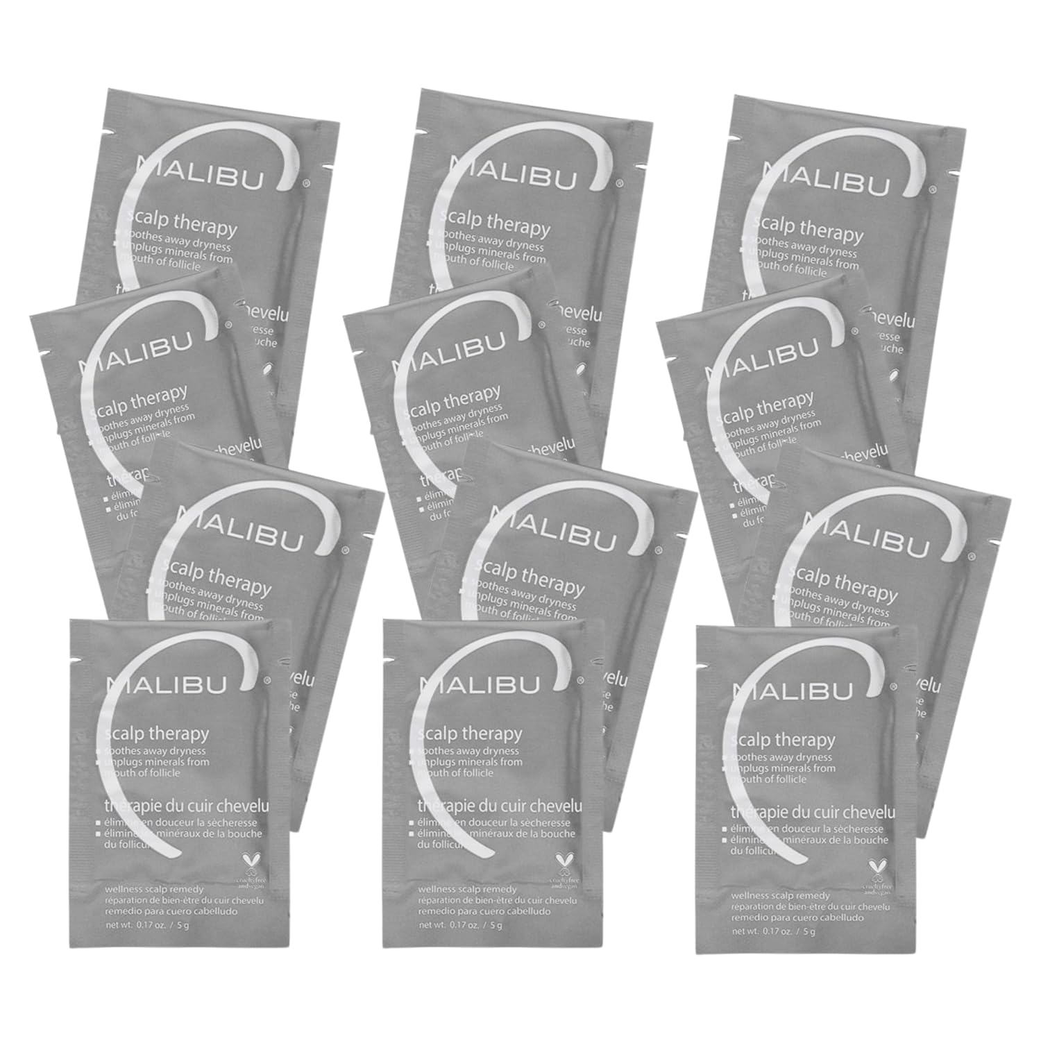 Malibu C Scalp Therapy Wellness Remedy – Dry Scalp Treatment to Soothe and Moisturize Dry Skin with Vitamin C and Zinc Gluconate – Restores Manageability