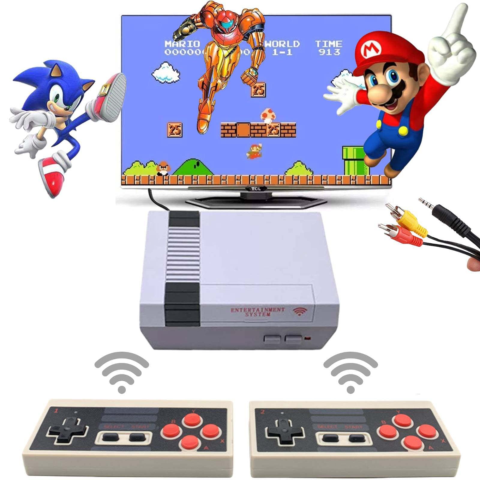 Buy Retro Game Console, Classic Mini NES Game System Plug and Play TV
