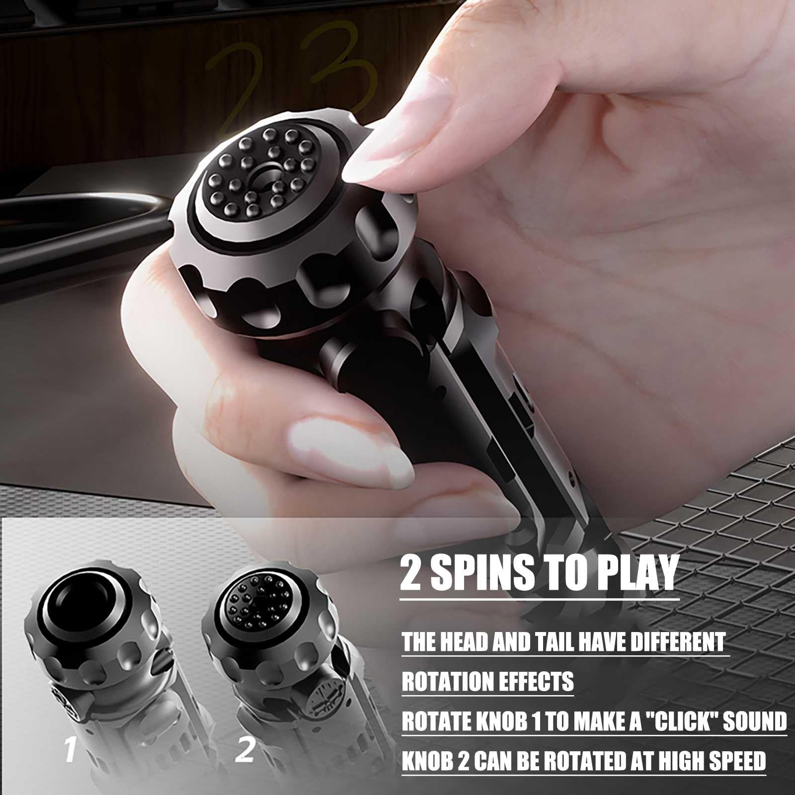 LZAHSH in Lega Giocattolo Antistress, Mini Soft Bullet Guns Giocattoli + 20 Proiettili Morbidi Lanciabile Ruotabile edc Giocattolo, Miglior Regalo per Gli Amici