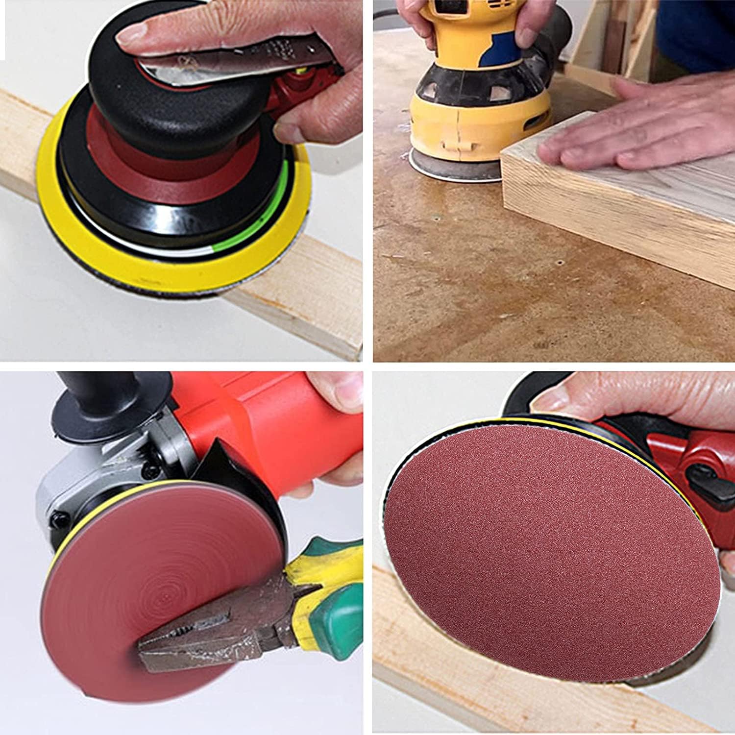 Utoolmart 9 Inch Sanding Disc 40 Grits Sandpapers for Sander 10 Pcs