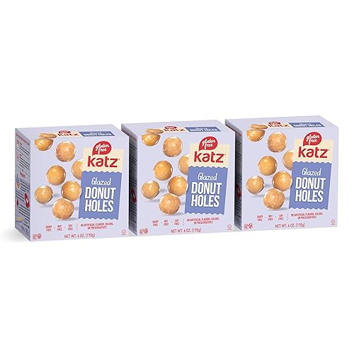 Miniatura 9 de Katz Gluten Free Agujeros de dona esmaltados | Sin lácteos, sin nueces, sin soja, sin gluten | Kosher (1 paquete, 6 onzas)