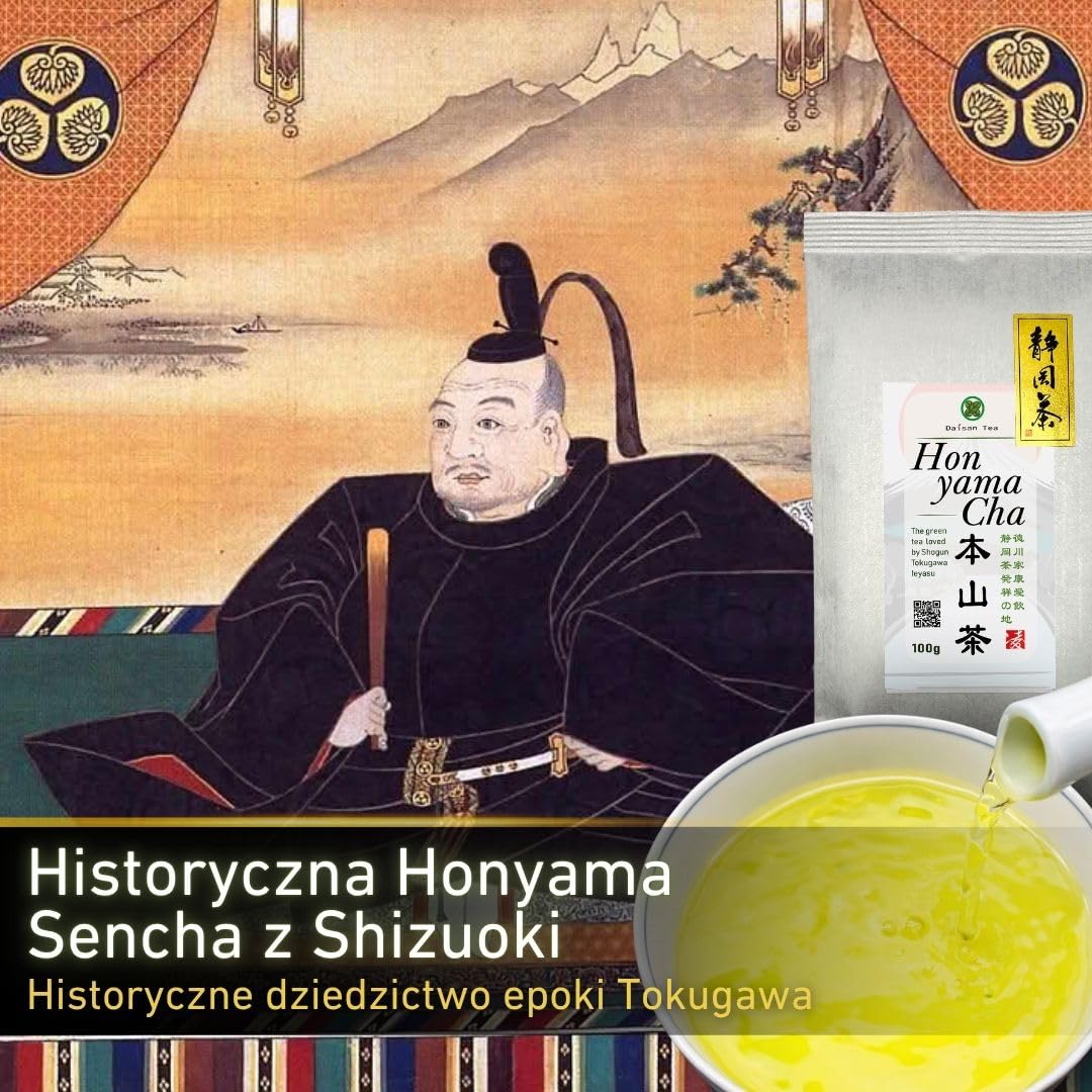 Daisan Tea Honyama Sencha – japońska zielona herbata liściasta premium z Shizuoki (100 g)