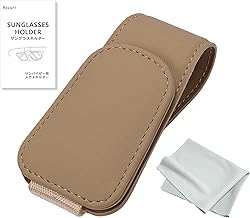 Sunglass Holder, Car, Sunglasses, Case, Glasses, Stand, Holder, Clip Rest, Magnet, Easy to Install, Glasses Wipe Included, 5 Colors Available, For Cars, Glasses, Protection, Sun Visor, Storage, Cards