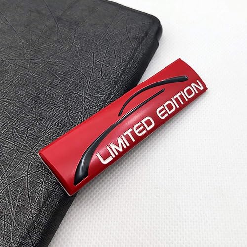 Miniatura 10 de Adhesivo de metal cromado con logotipo de edición limitada para coche, insignia 3D de alta calidad, calcomanía para maletero trasero de auto,