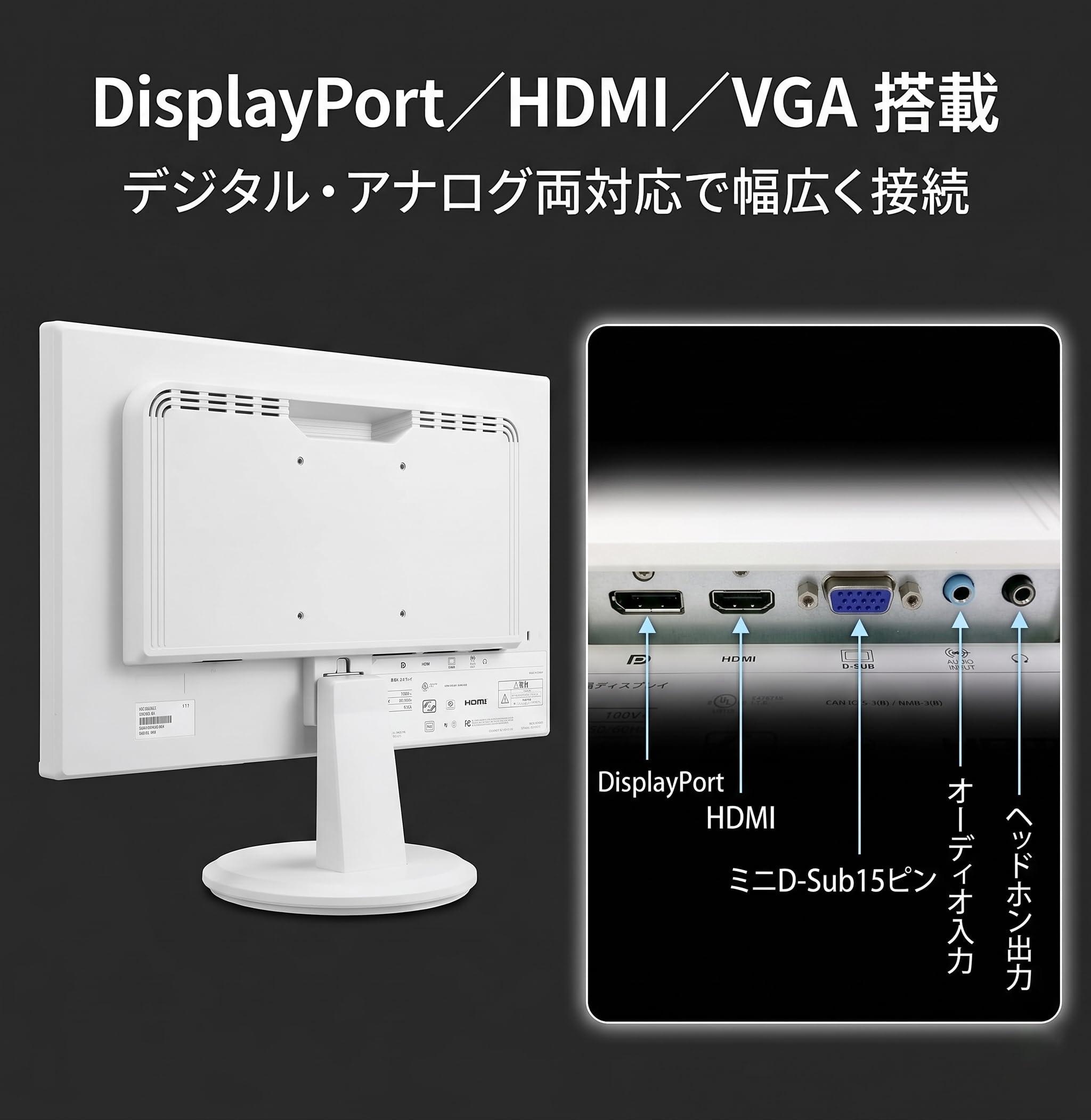 Amazon | 【整備済み品】NEC MultiSync AS221F（LCD-AS221F）21.5