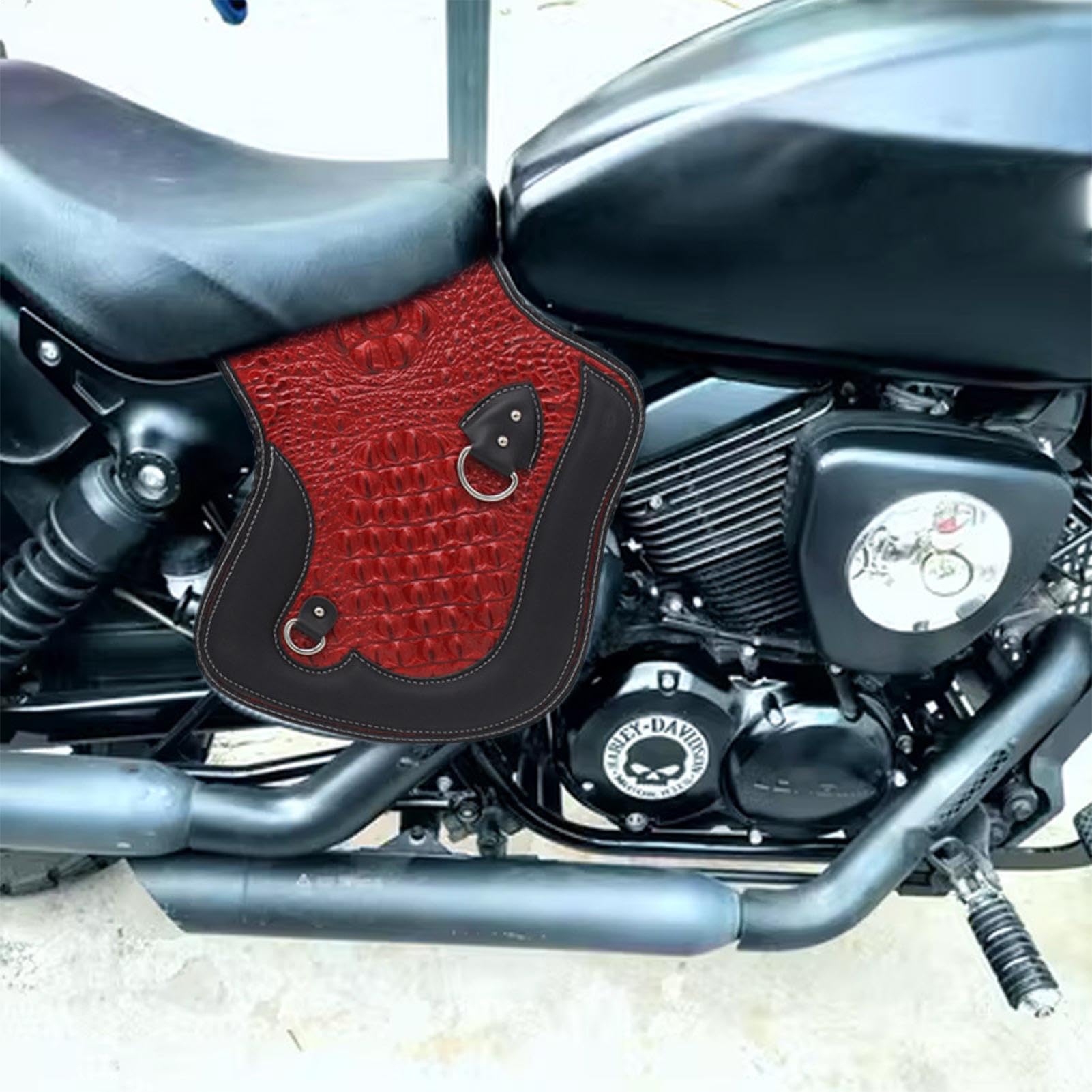 Protector de silenciador para motocicleta, protector de calor para tubo de | escape de motocicleta, ligero, portátil, protección contra quemaduras para mayor seguridad en la conducción