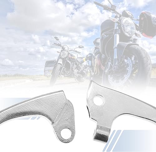 Miniatura 6 de X AUTOHAUX 1 par de palancas de embrague de freno para Yamaha YZ80 YZ125 TW200 XT250 TT350 XT350 - Manillar de freno de motocicleta aleación de
