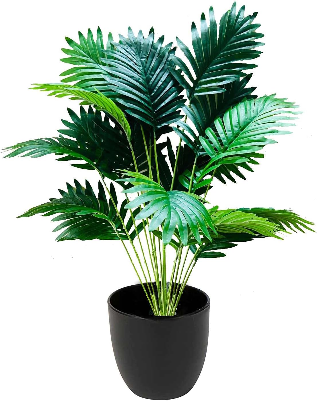 HYPERBOLES Artificial Areca Palm Plant with 18 Branches - 84 cm/33 inch