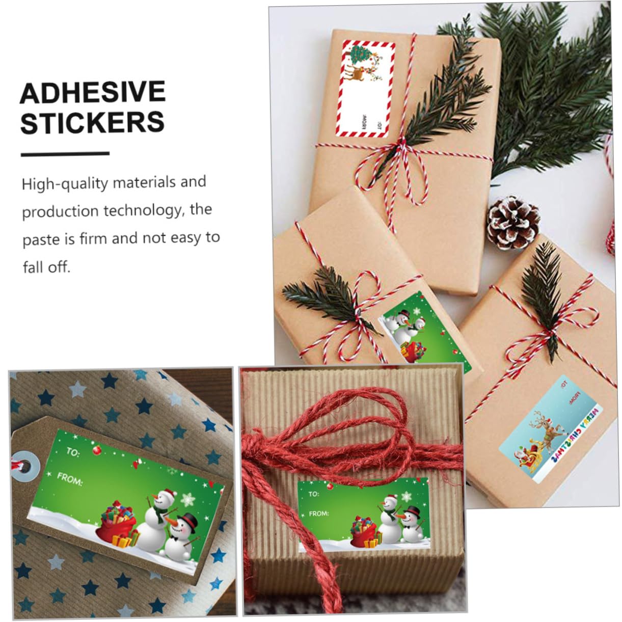 2 Set Adesivi Natalizi Etichette Adesive Natalizie Etichetta Adesiva Per Natale Etichette Adesive Natale Tag Natalizi Etichette Adesive Autoadesive Adesivi Adesivi 2 * 2