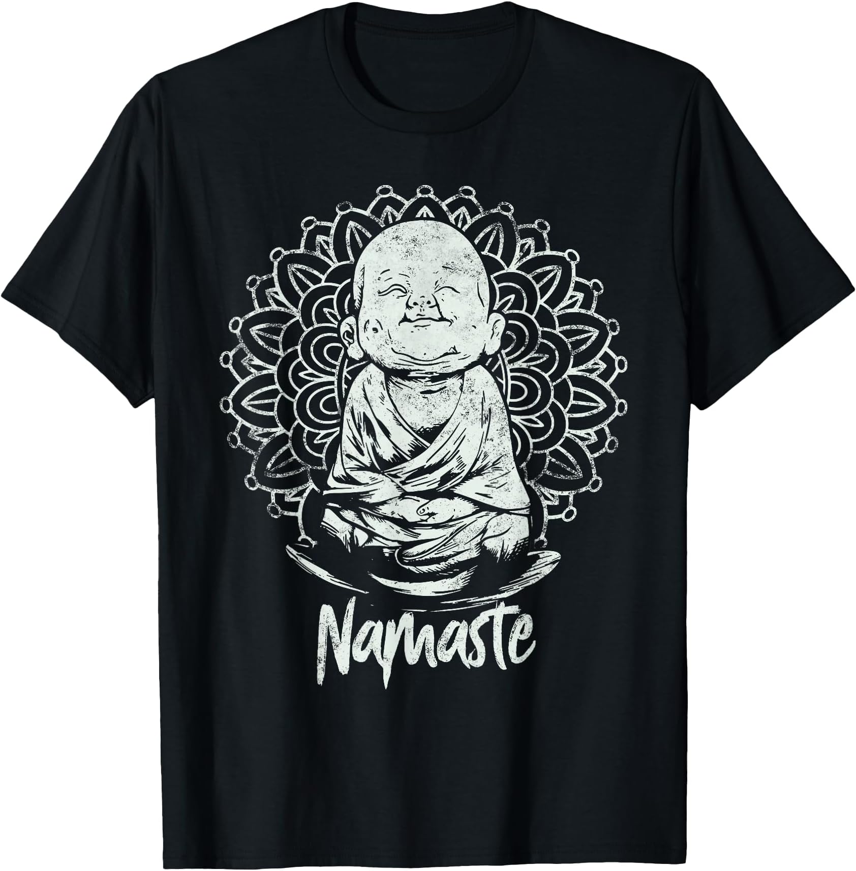 Buddha Yoga T-Shirt Yoga Namaste Tshirt Gift for Men & Women T-Shirt
