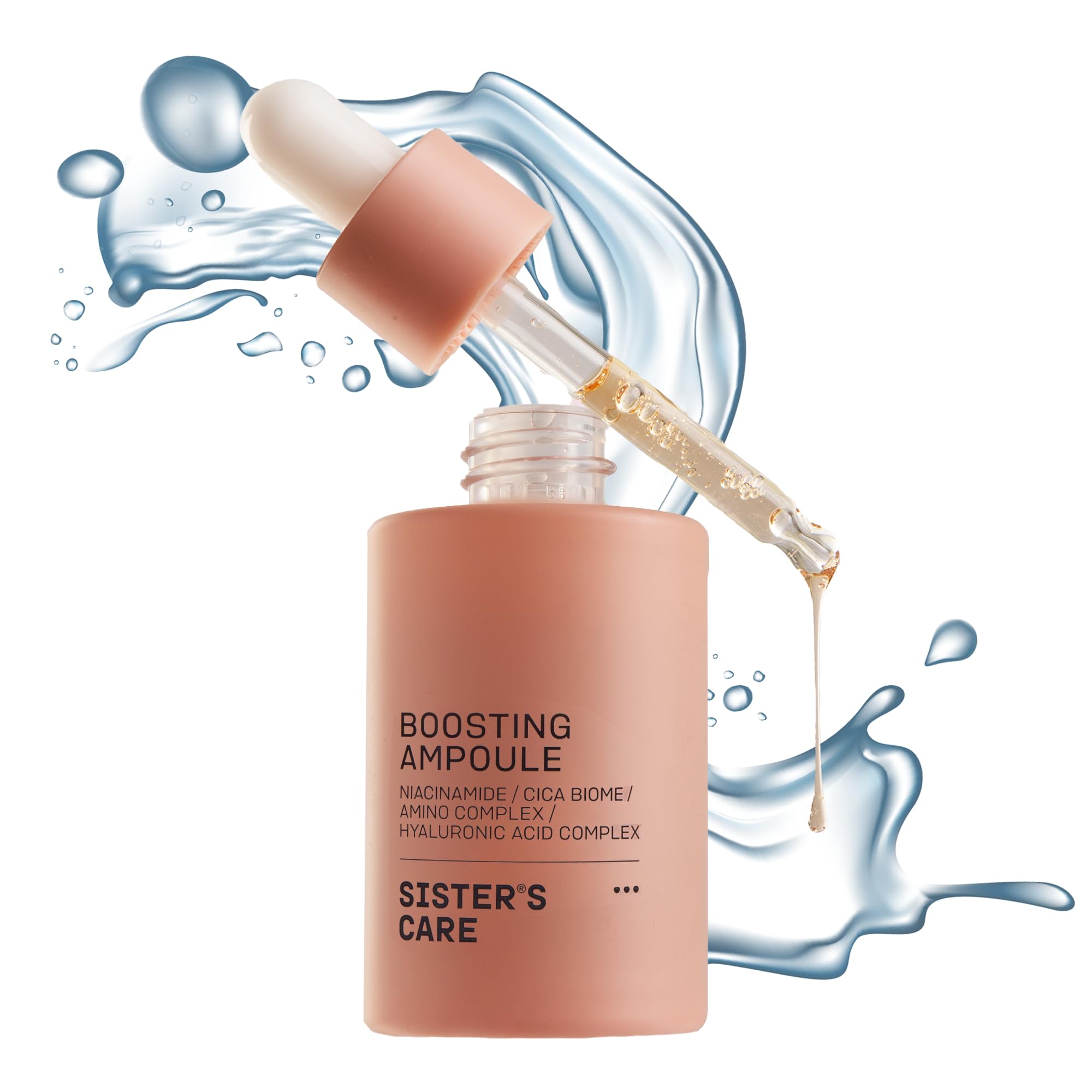 BOOSTING AMPOULE FACE SERUM | NIACINAMIDE | CICA BIOME | AMINO COMPLEX | HYALURONIC ACID COMPLEX | 30ml | 1.01Fl Oz