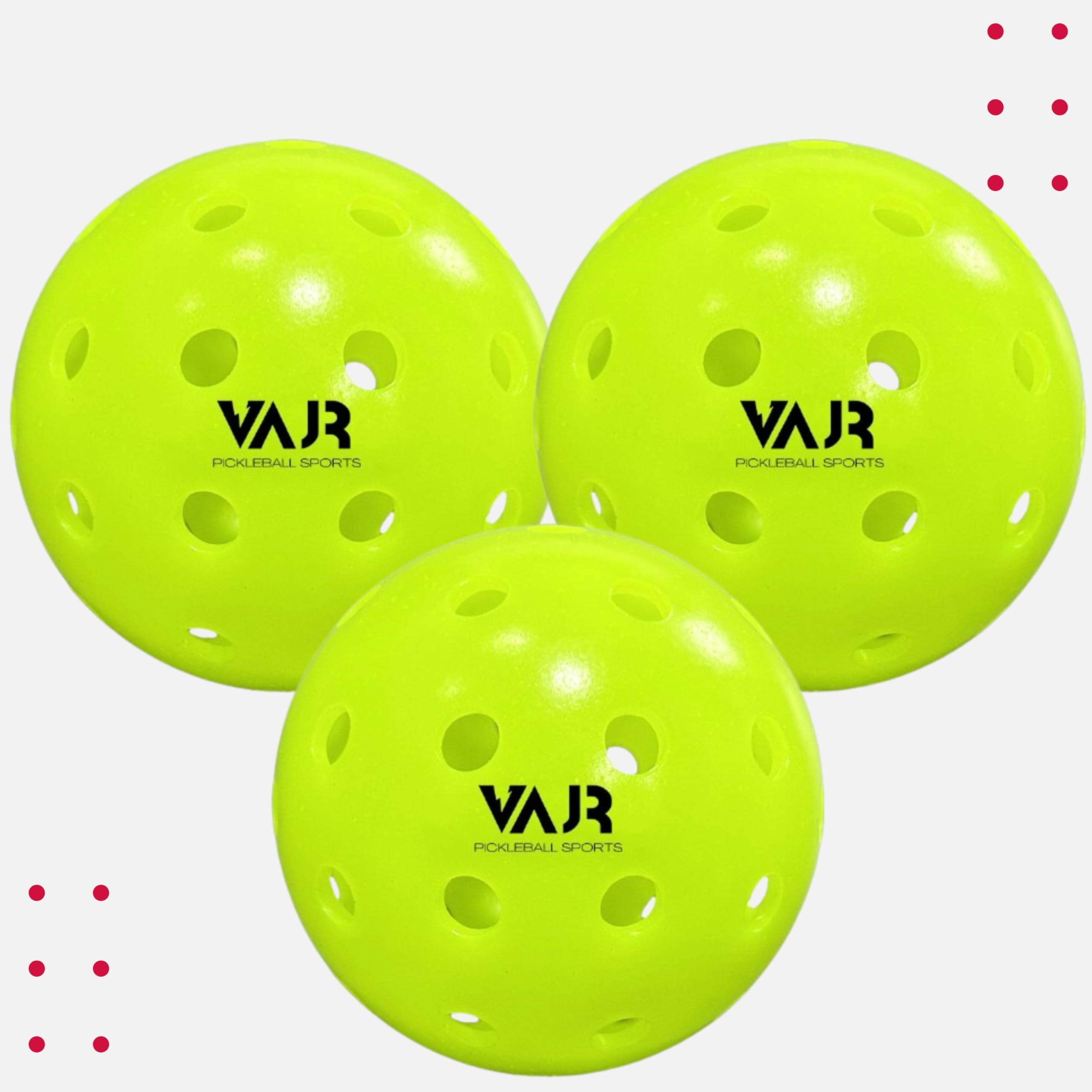 VAJR Pickleball Ball | V-40 | 3-Pack | 40 Precise Holes | True Flight | Authentic Bounce | Exceptional Durability | Light Green Color (B0D1CBX447) Amazon Price History, Amazon Price Tracker