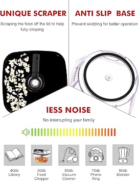 Geedel Manual Food Chopper, 500ML Onion Vegetable Hand Chopper Pull String