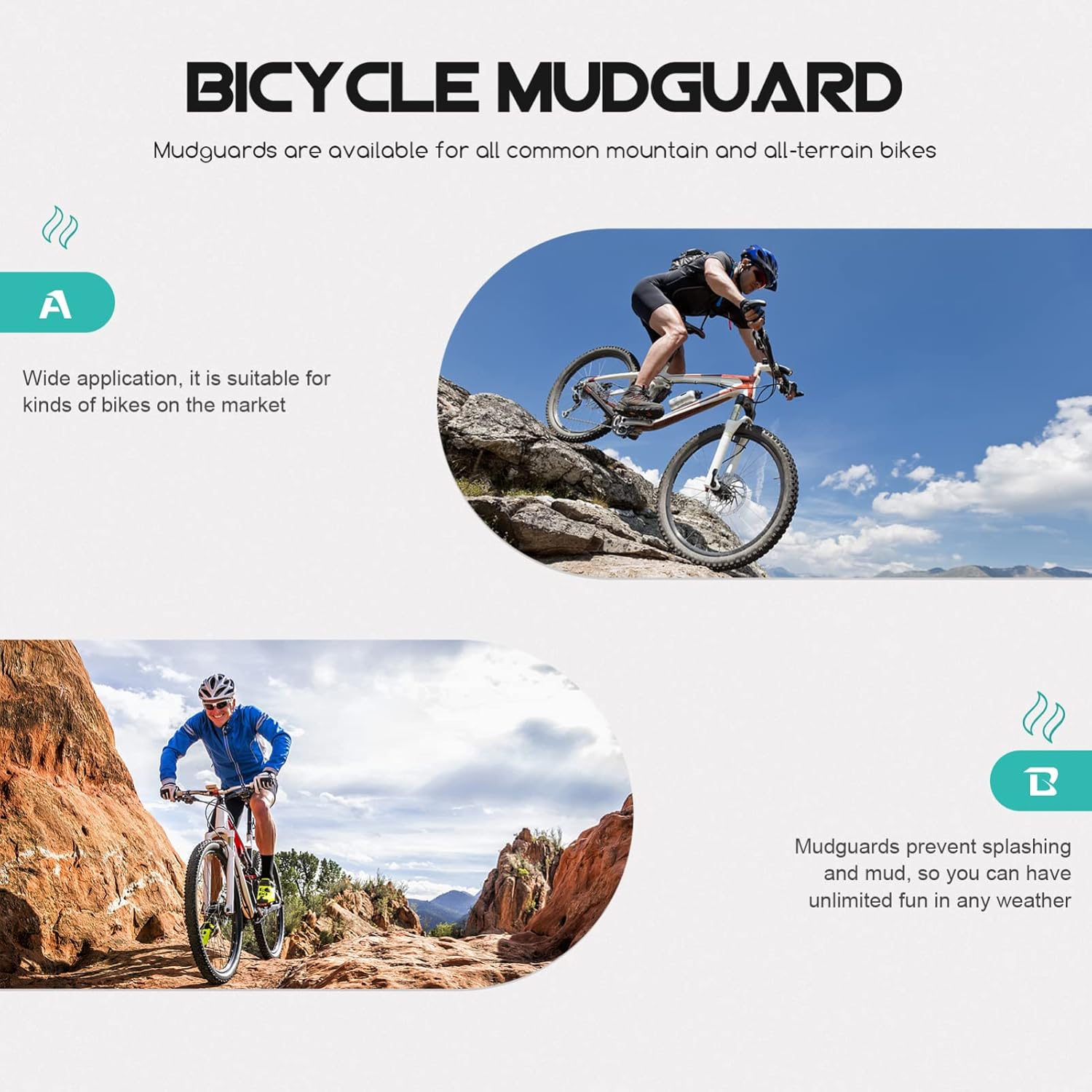 Tire Mud Guards Bike with Light Front Rear Pakistan Ubuy