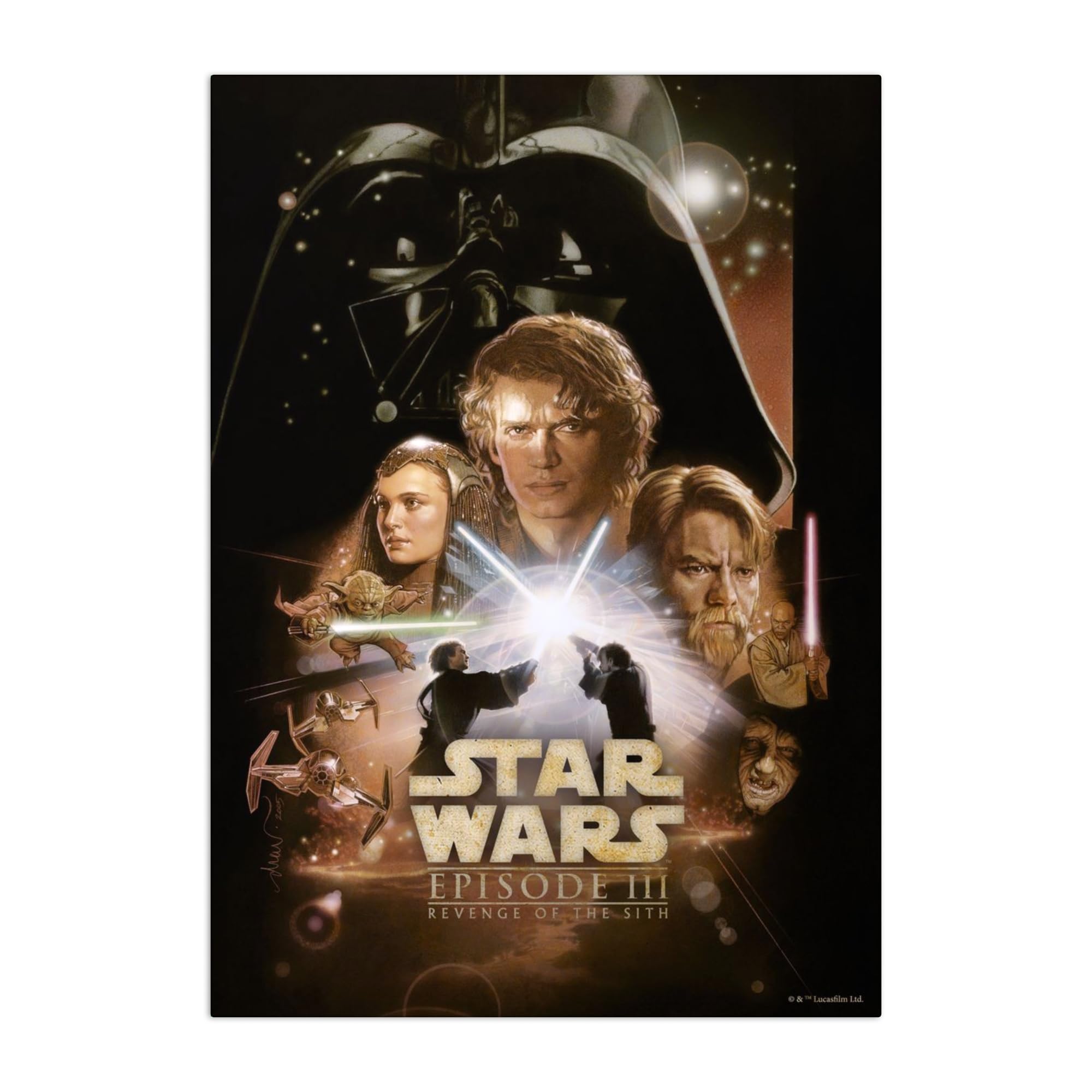 Amazon.com: Displate Metal Poster Star Wars Episode III: Revenge