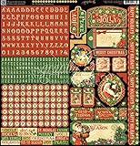 Graphic 45 4501417 St Nicholas Die-Cut Sticker Sheet