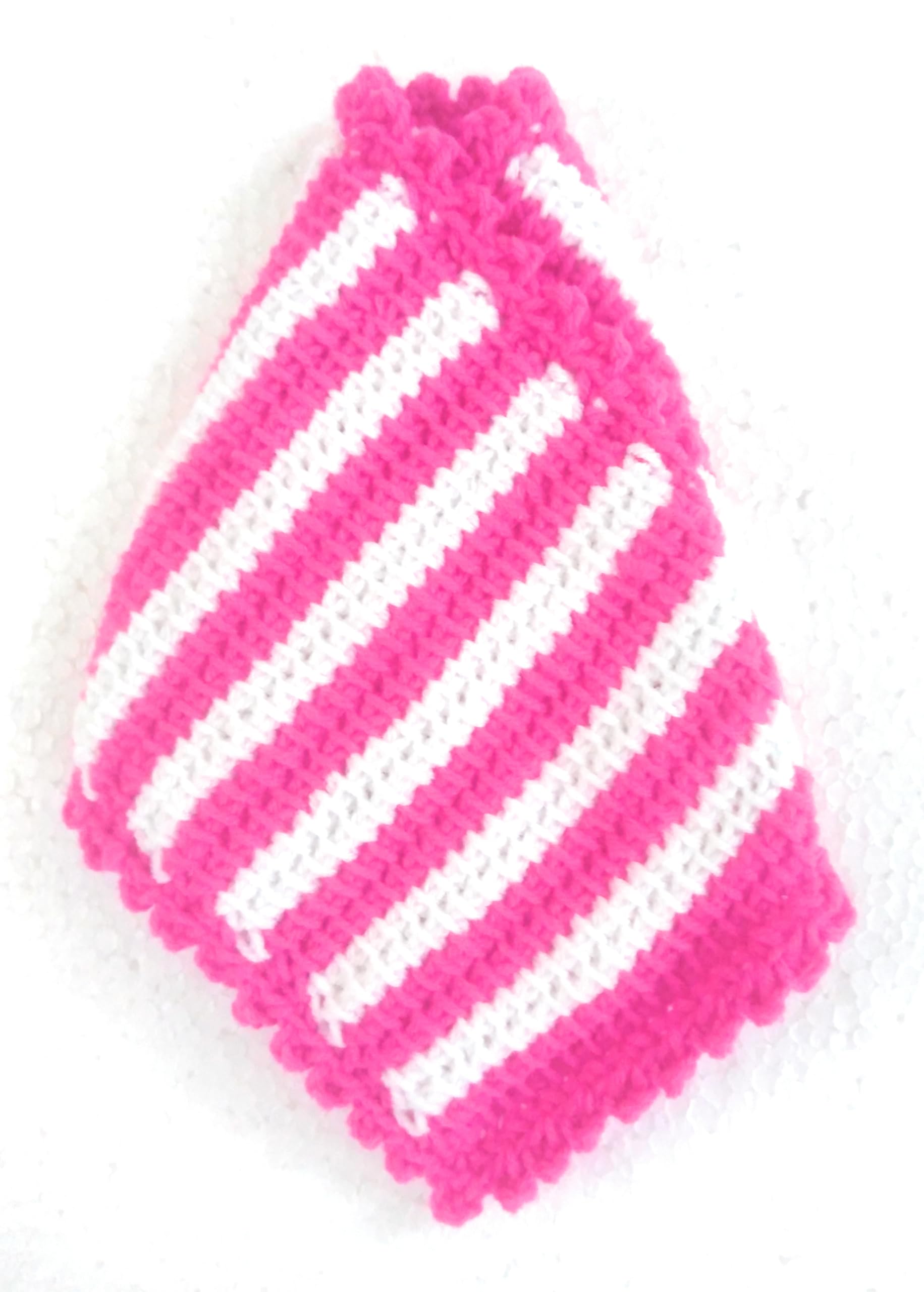 Woolen Shawl for Sai Baba Mata Rani Ladoo Gopal Hanumanji Krishnaji 15x5 inches Pink-picture-53
