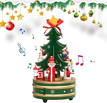 木製クリスマスツリー 　オルゴール 71vSPMqSCdL._AC_UF350,