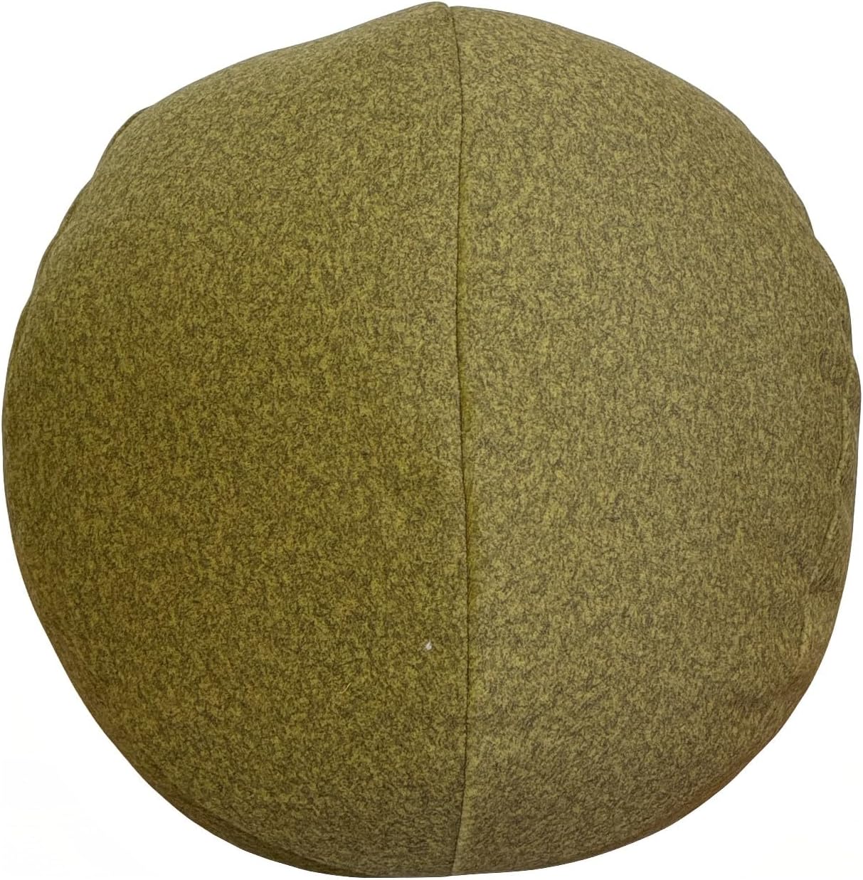 Howard Elliott Collection Qiviut Round Decorative Throw Pillow with Sewn Closure, Polyester Fabric Cushion with Poly Filled Insert for Sofa or Bed Accent, 12x12x12 Inch, Green