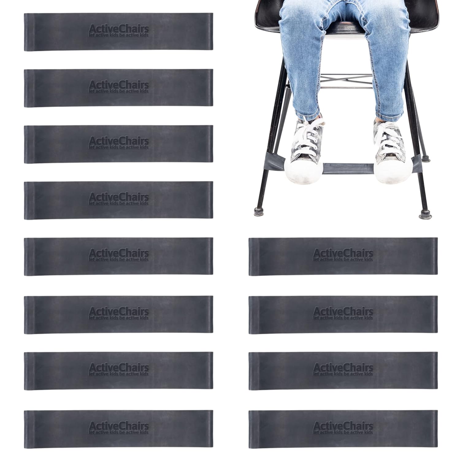 Active Chairs Kick-It Chair Bands for Kids, Flexible Seating for ...