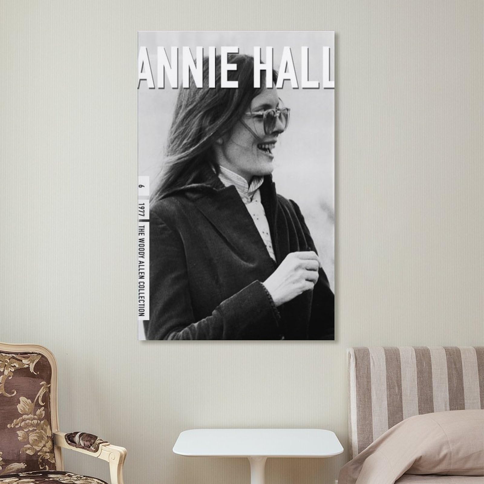 Annie Hall - Poster classico del film (19), stampa artistica da parete su tela, poster per foto, decorazione per la stanza, 60 x 90 cm