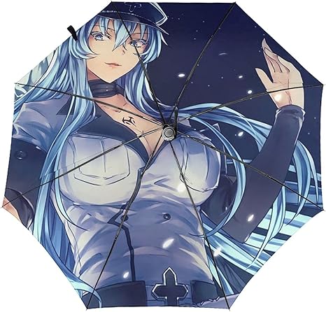 Amazon Co Jp アカメが斬る 折りたたみ 日傘 完全遮光 紫外線対策 萌えグッズ タツミ アカメ マイン レオーネ ラバック ブラート シェーレ ナジェンダ チェルシー スサノオ 全自働折り畳み傘 耐風撥水 梅雨対策 携帯しやすい ホーム キッチン