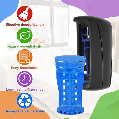 Miniatura 4 de Paquete de 6 repuestos para ambientador, recarga de fragancia seca surtida, aceites naturales de tecnología, dura 30 días, fragancia potente y